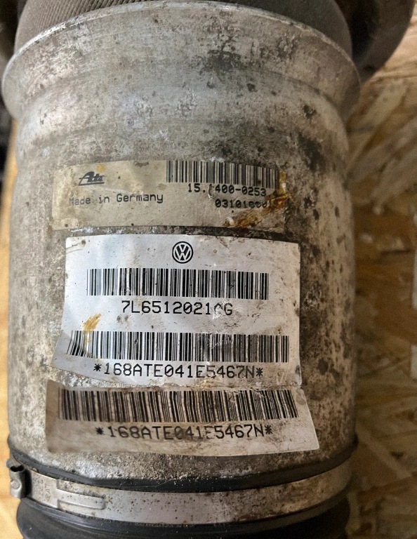 Bakre vänster luftfjädring VW Touareg 7LA 7L6 7L7 image 3