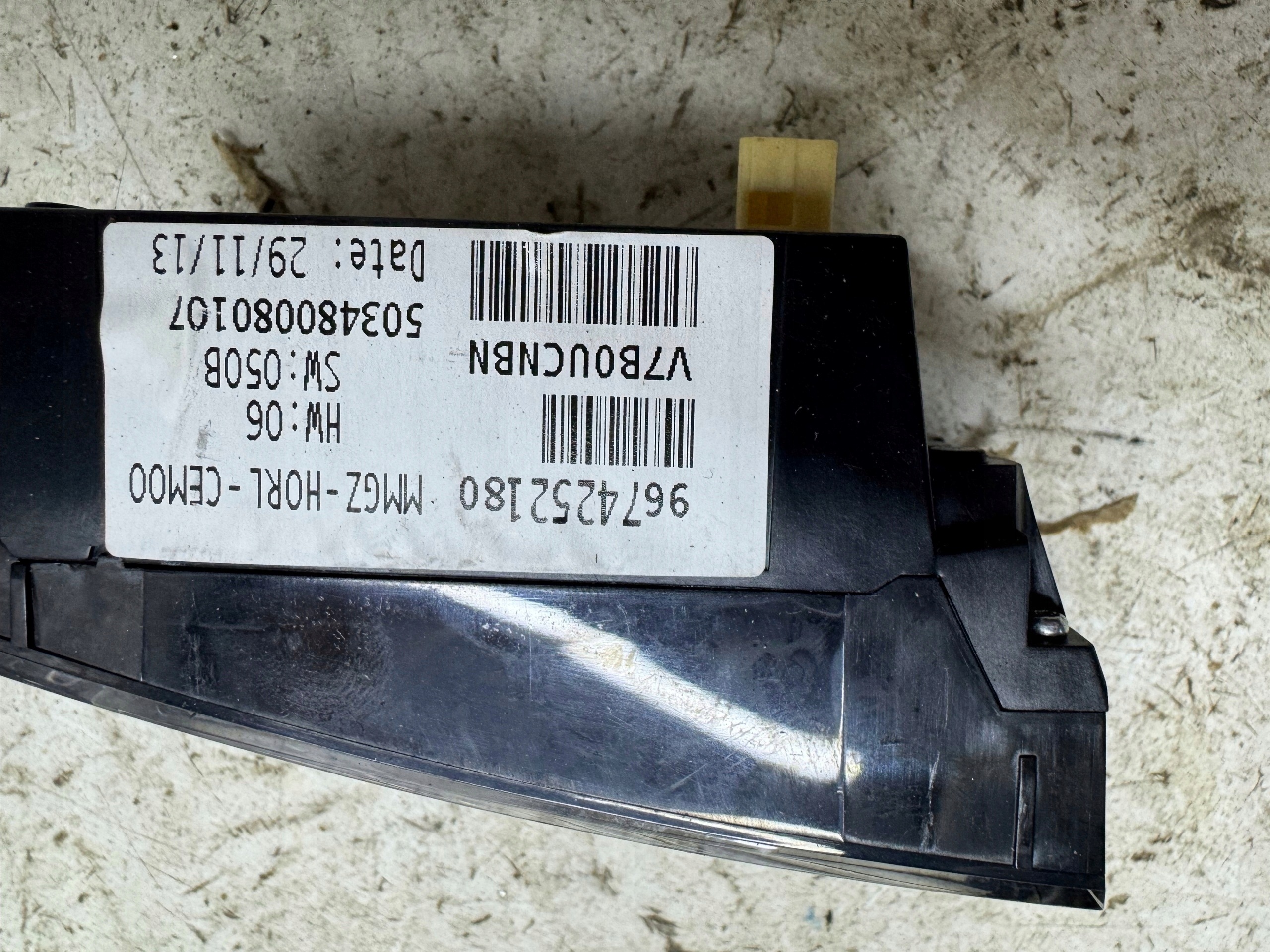 ZEGAR PANEL CONSOLLS DS5 9674252180