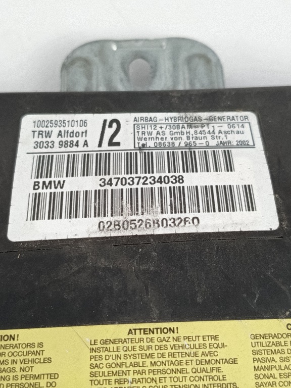 BMW 3 (E46) oven osa 347037234038 käytetty