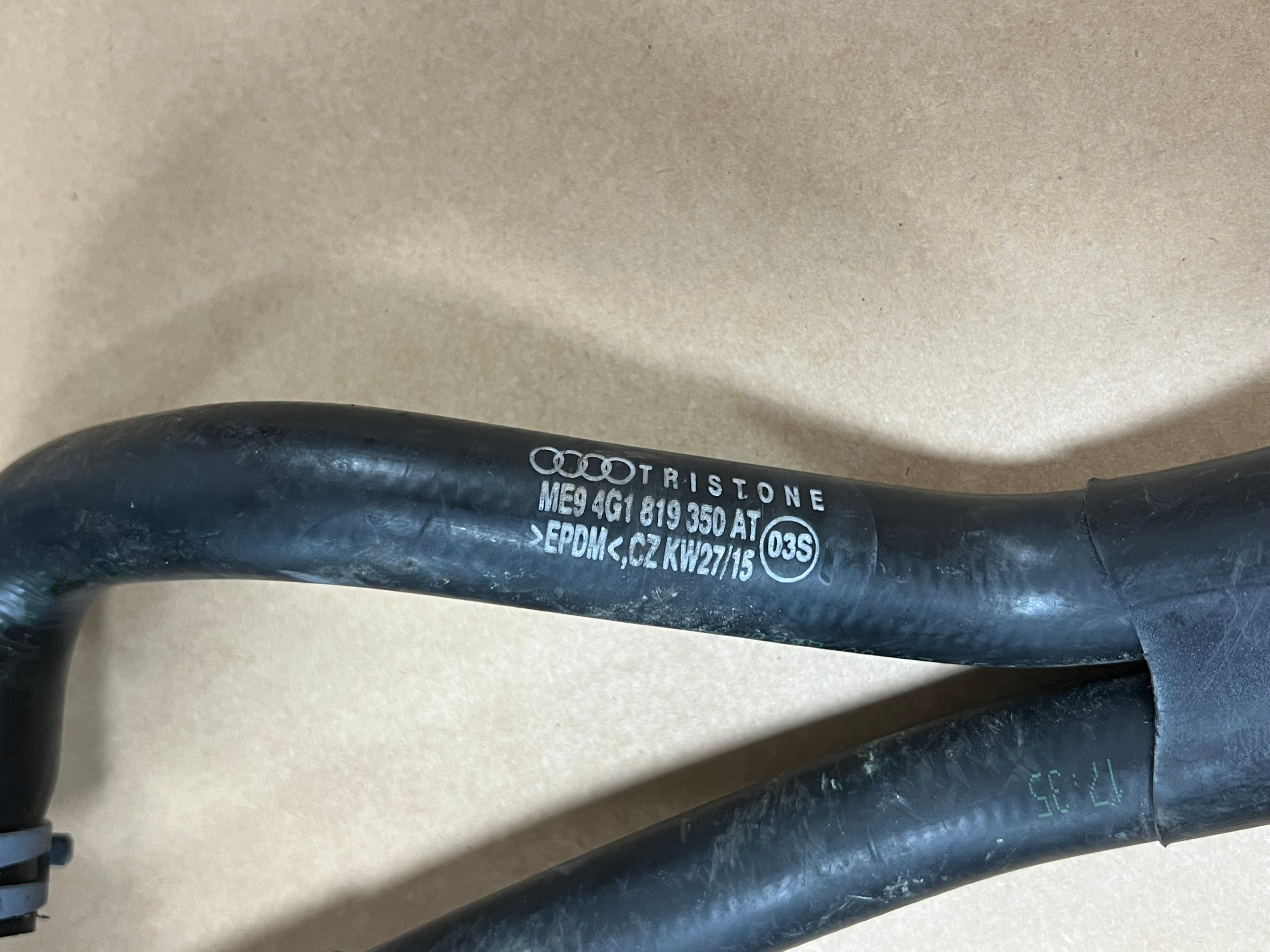 Audi A6 C7 A7 Water Hose 4G1819350AT