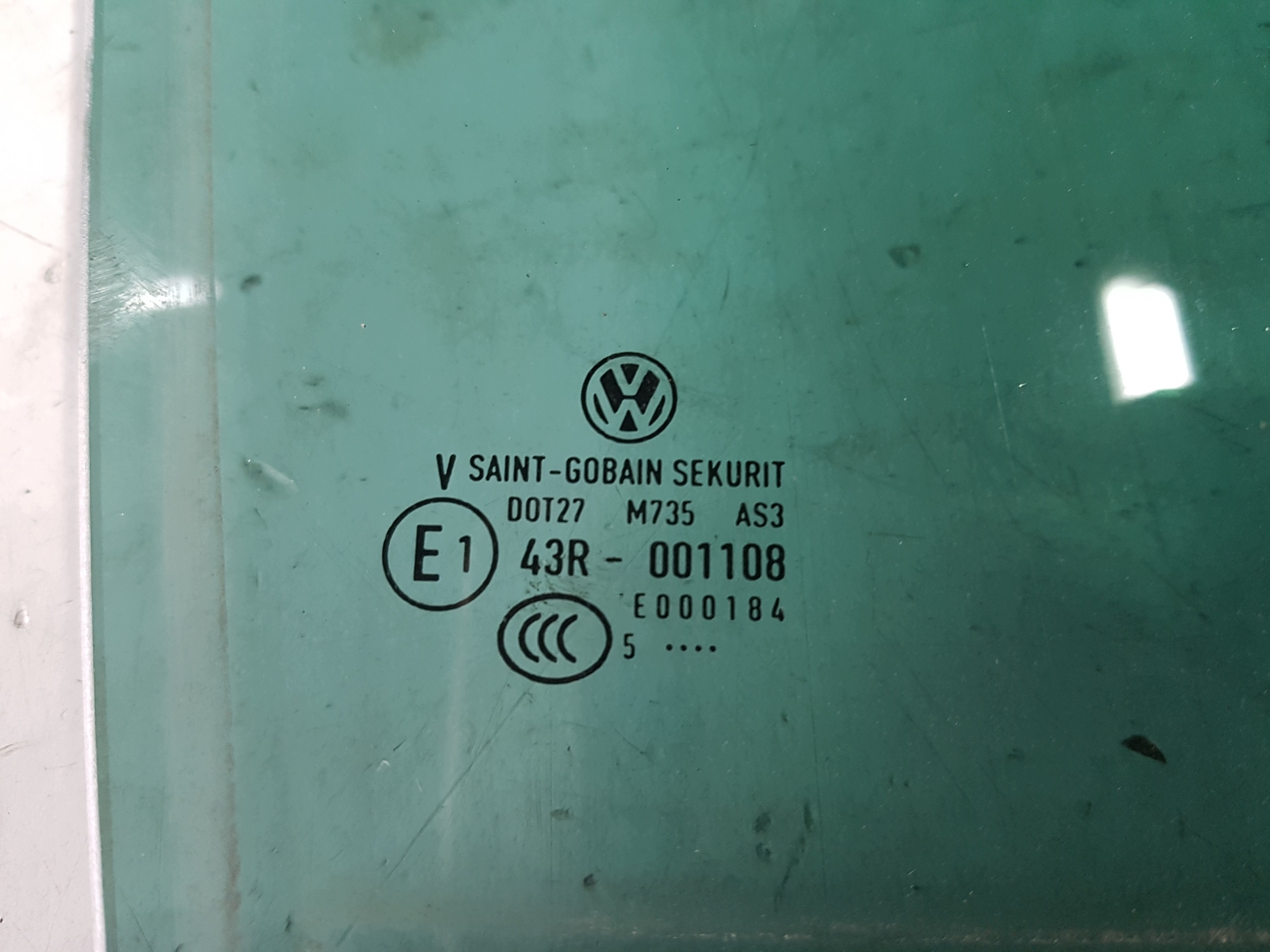 Vidro Porta Traseira Direita VW Tiguan I 5N Lift 2015