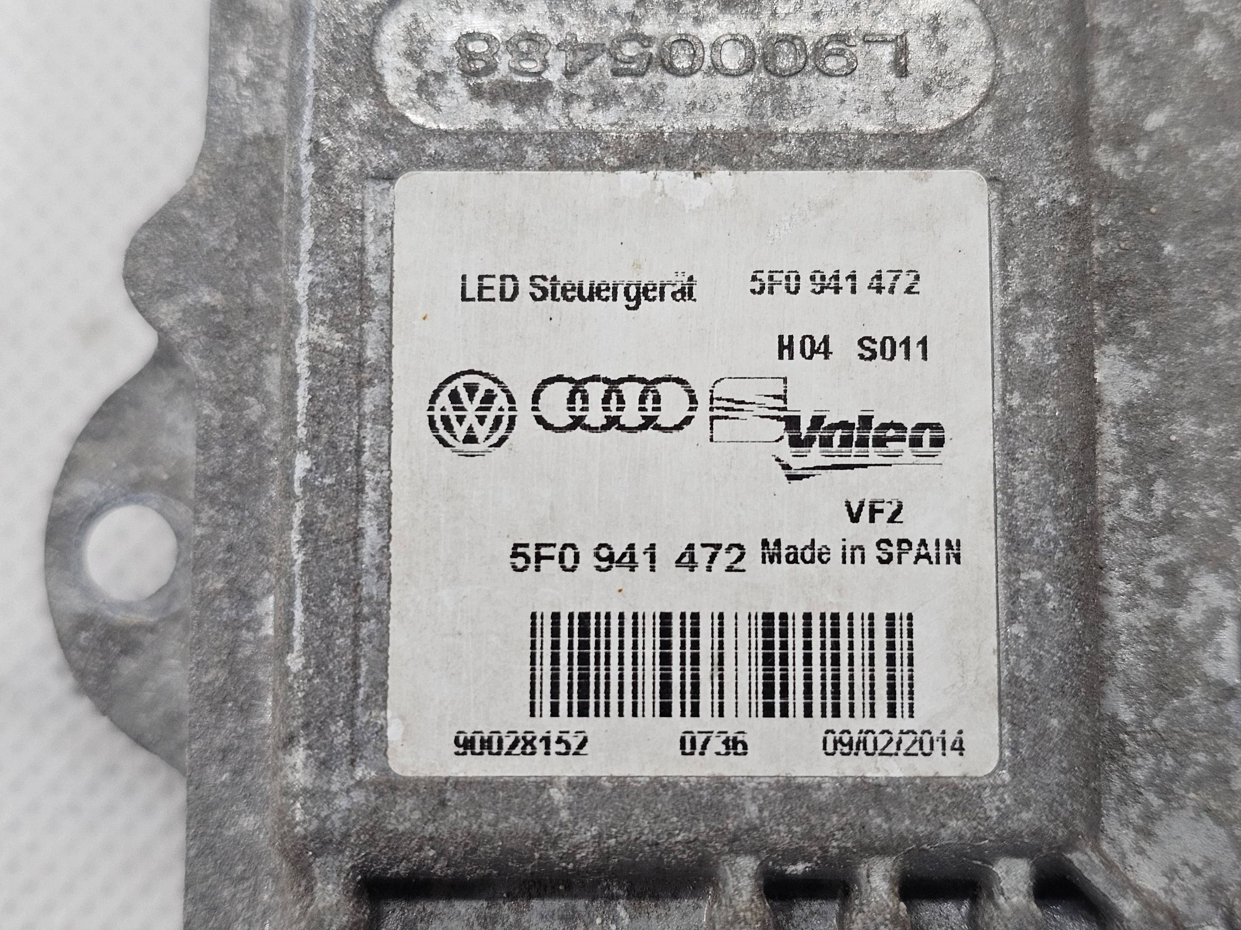 VW Golf 7 Seat Leon III 2012+ Module LED 5F0941472 image 9