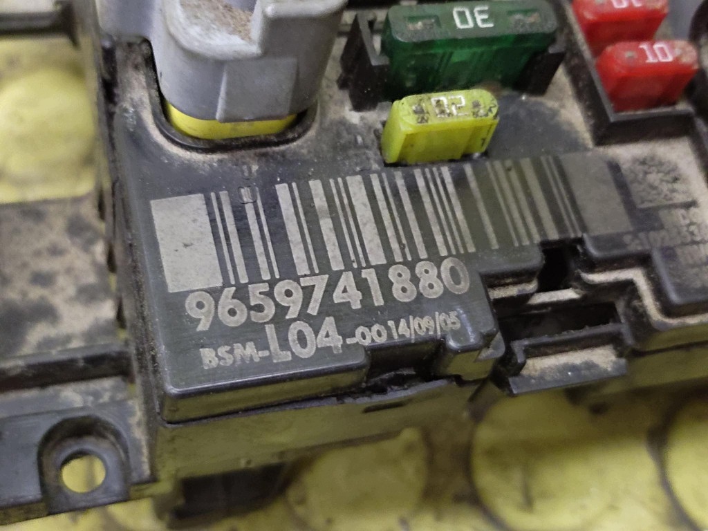 PEUGEOT 307 BSM Modul 9659741880 Gebraucht image 7