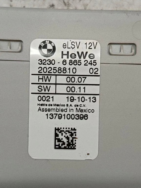 BMW X5 F15 2017 Ohjaustehostimen moduuli vasen etu image 4