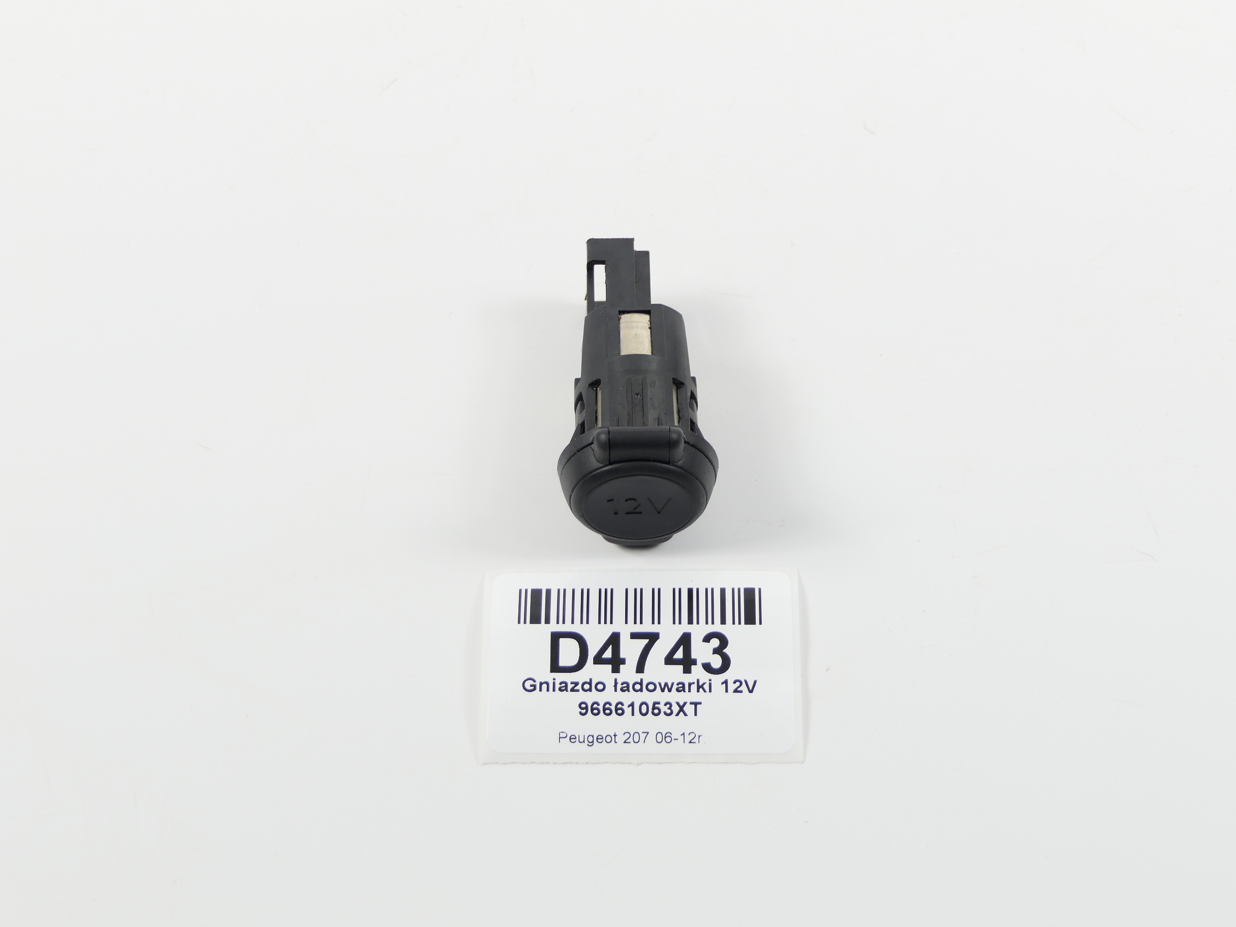 Tomada 12V Peugeot 207 2006-2012 Usada image 2