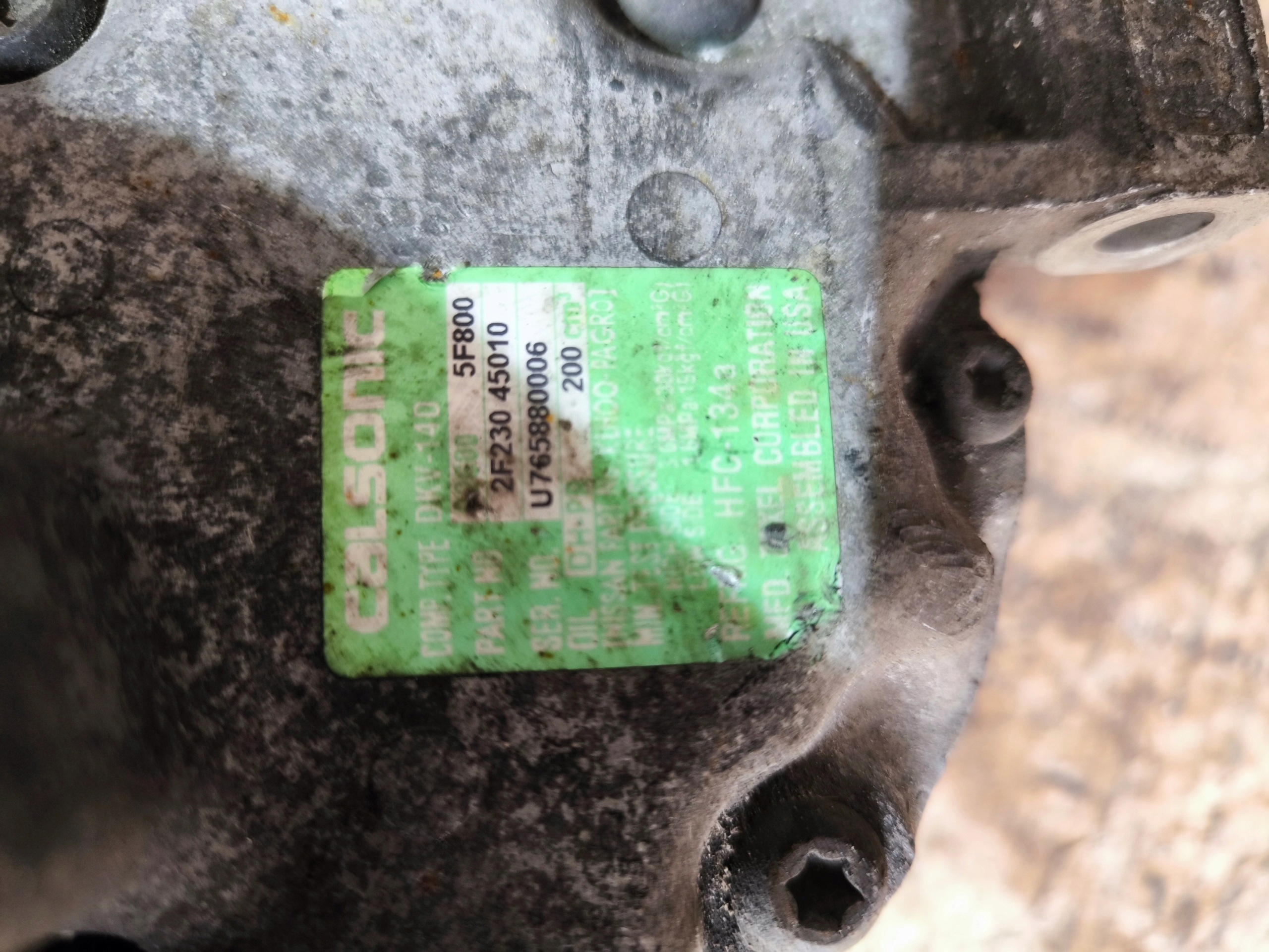 Compressor AC Nissan Micra, Cube 1.0i 1.3i 1.4i 404020-0580 image 8