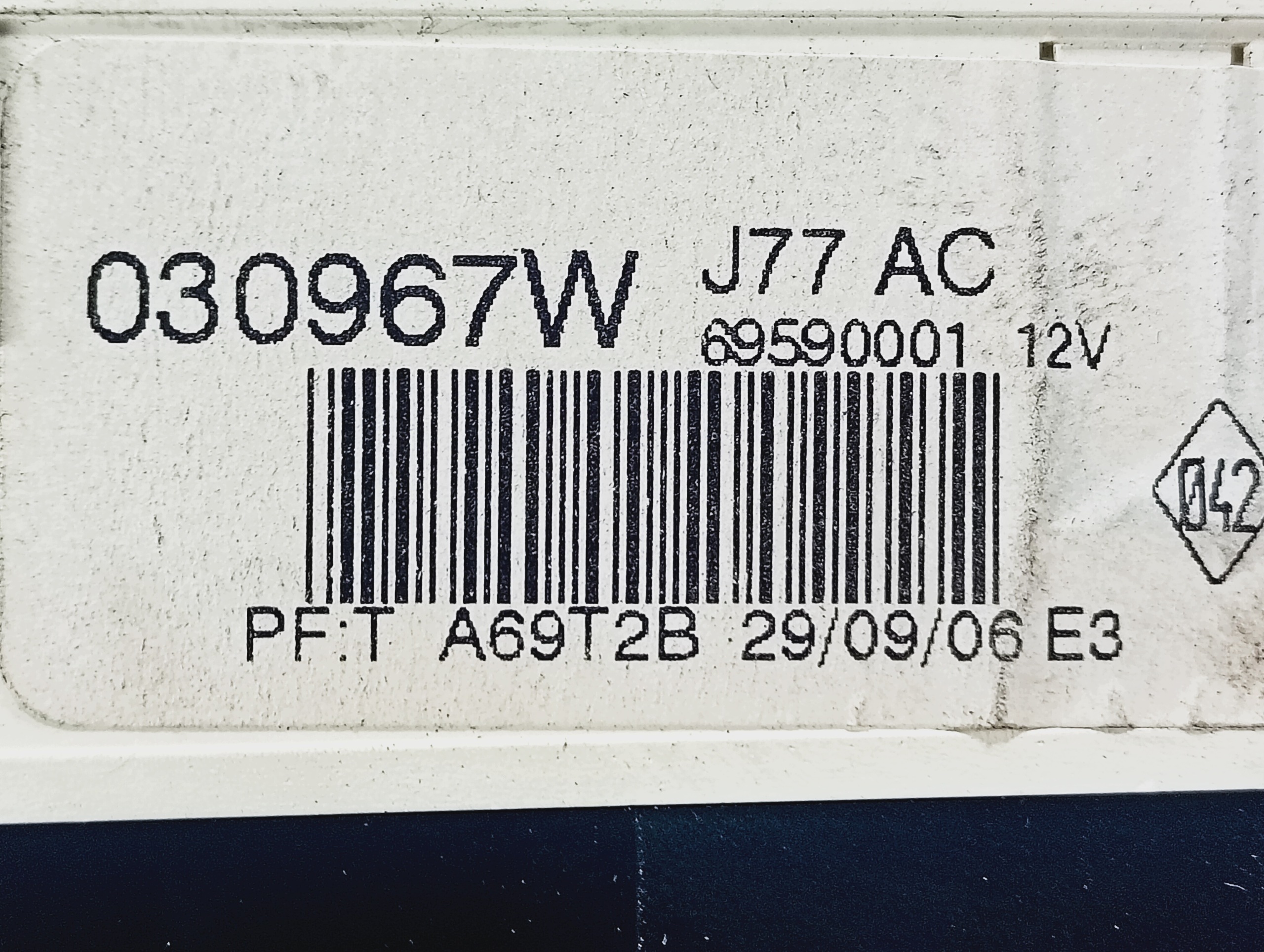 Klimaanlagen-Bedienpanel OE 69590001 Renault Clio III 05-12 image 5