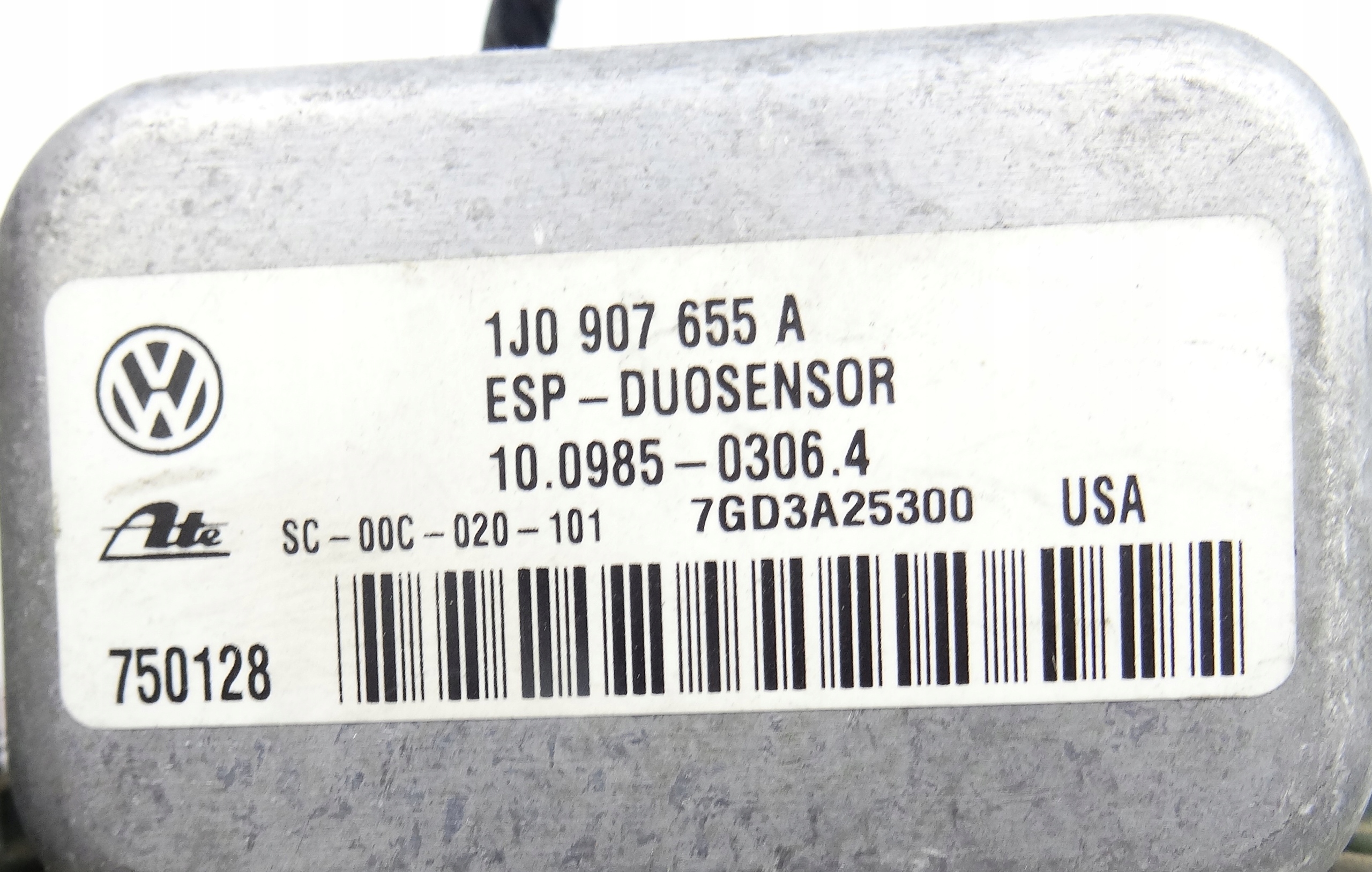 Capteur module ESP VW Golf IV 1J0907655A image 3