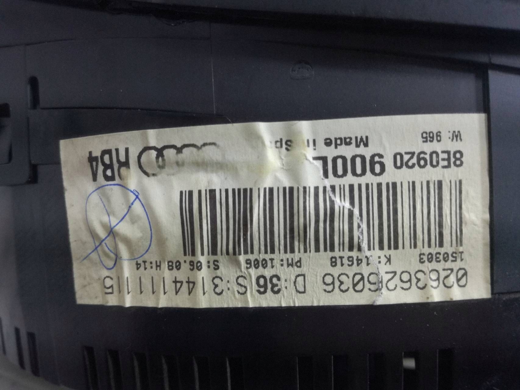 Audi A4 B6 2.0 FSI Painel de Instrumentos 0263626036 image 6