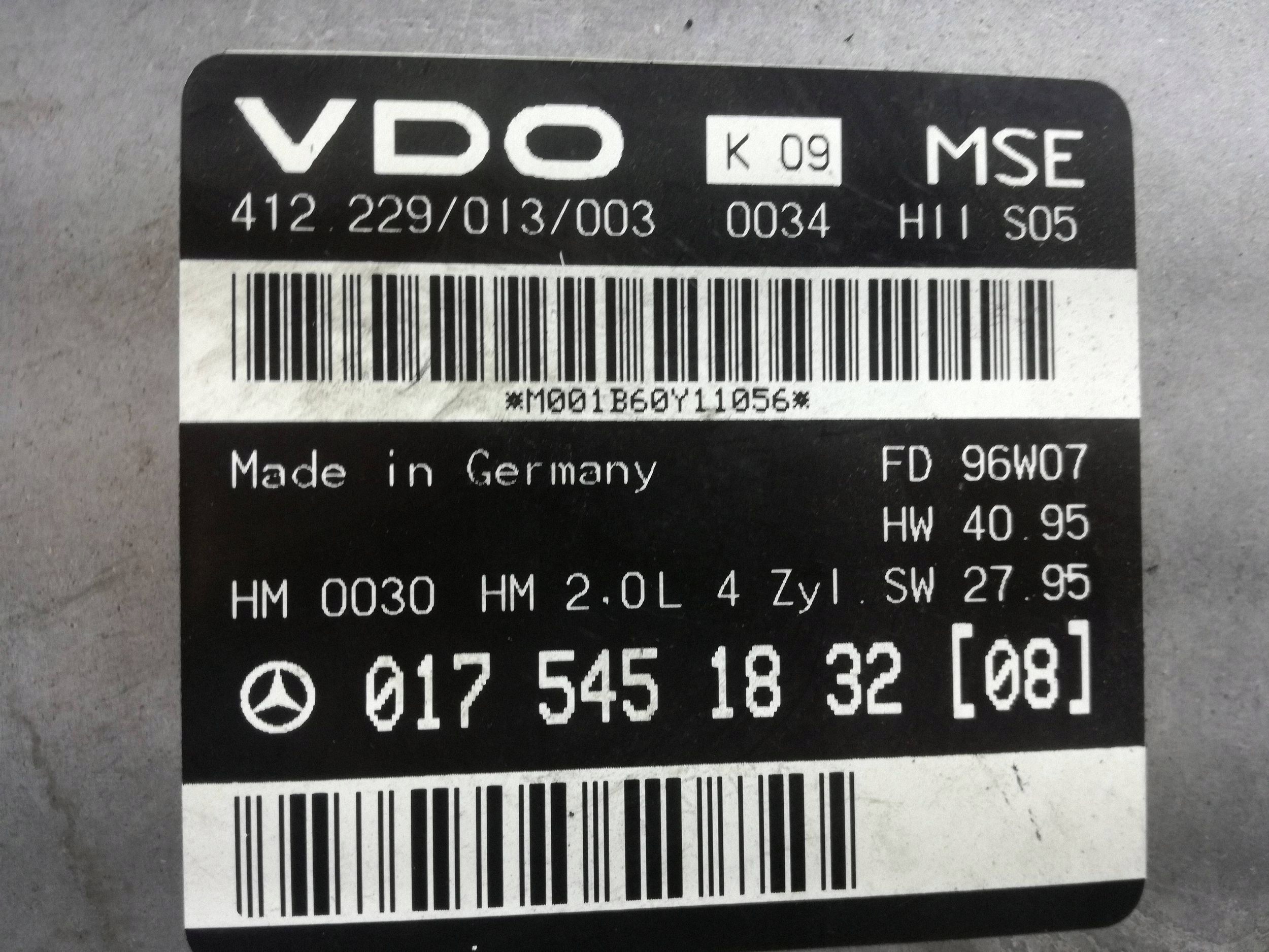 Versnellingsbak Module 0175451832 Mercedes W210 image 5