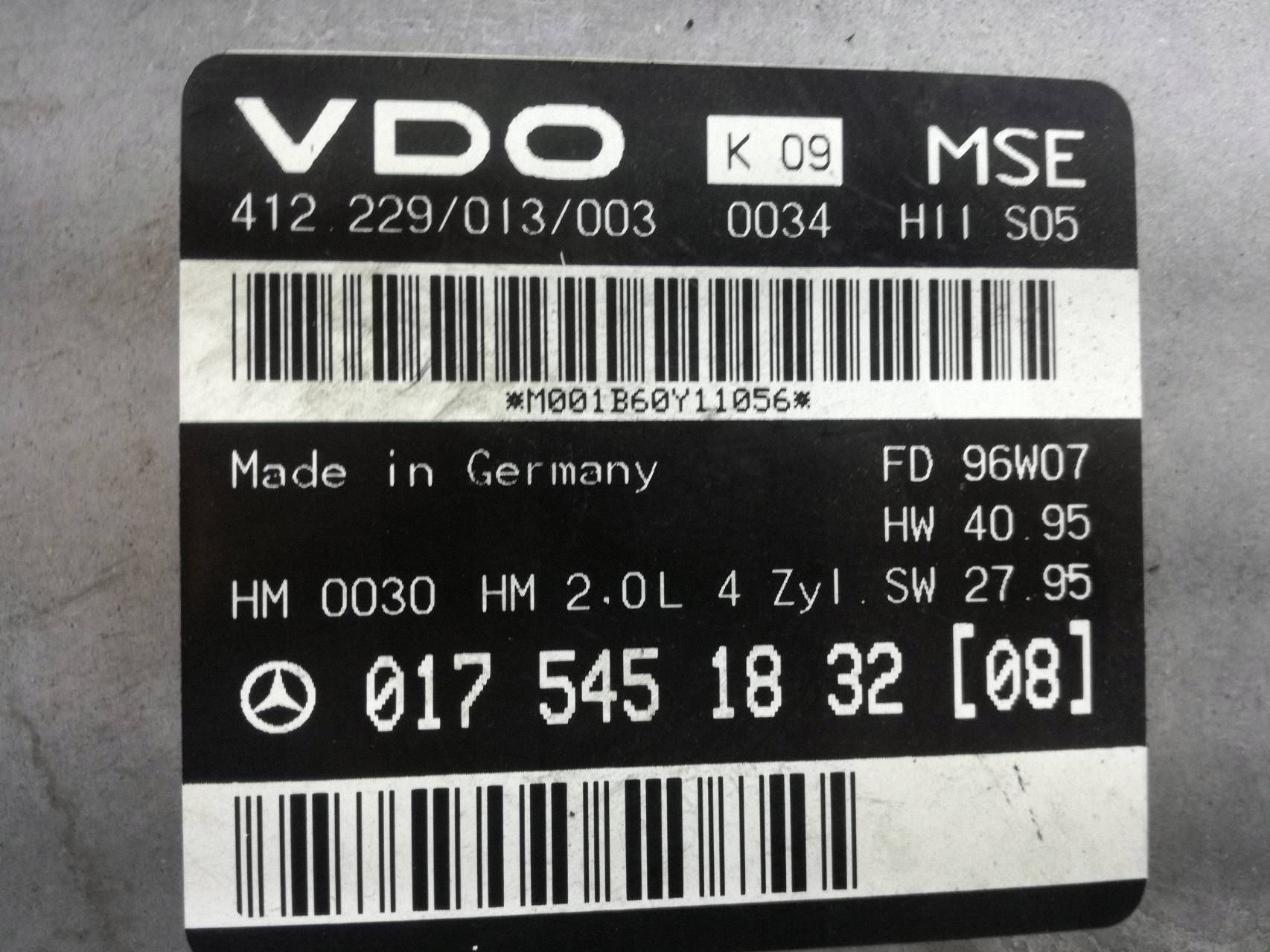 Versnellingsbak Module 0175451832 Mercedes W210 image 7