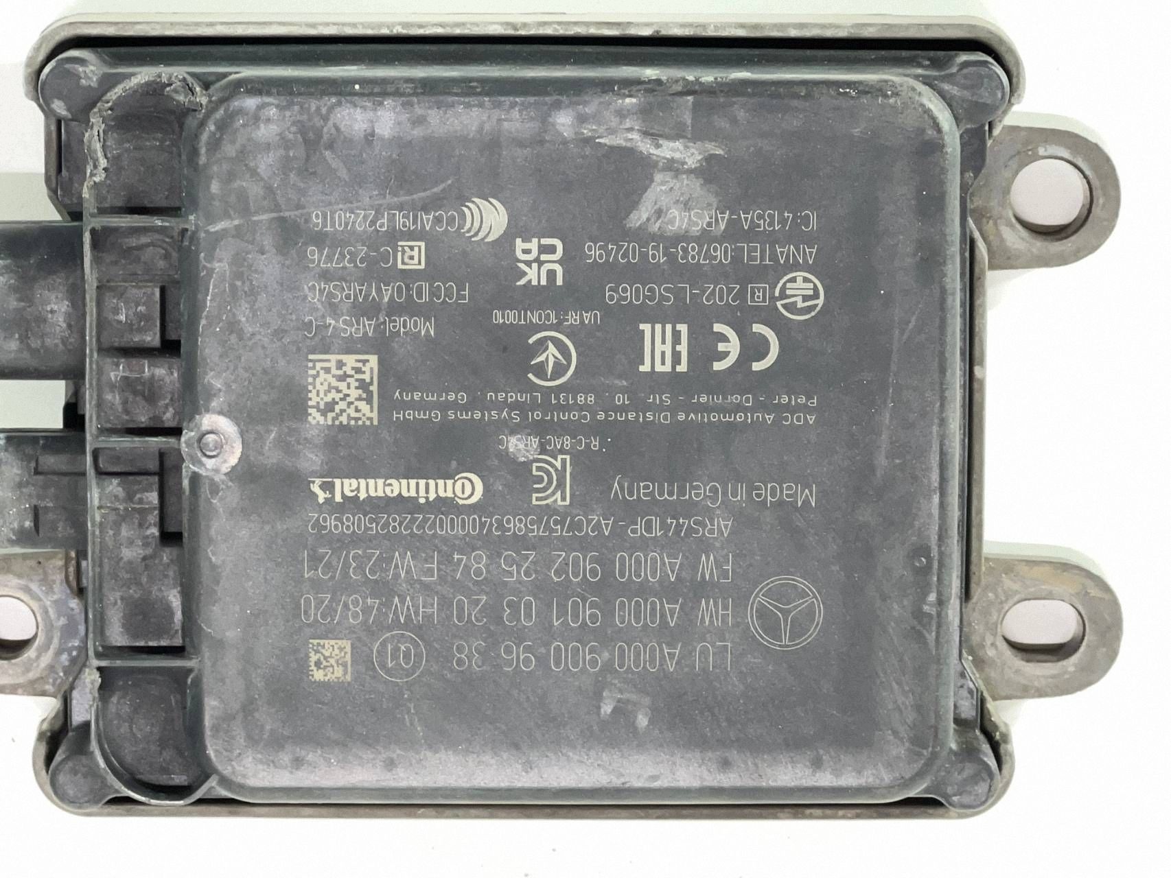 Radar régulateur adaptatif avant Mercedes SL R232 A0009022584 image 4