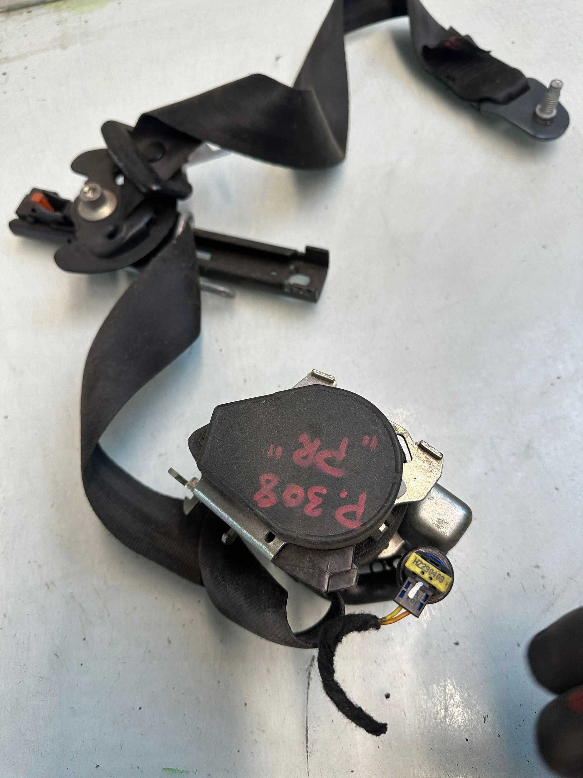 Cintura di sicurezza anteriore destra Peugeot 308 SW