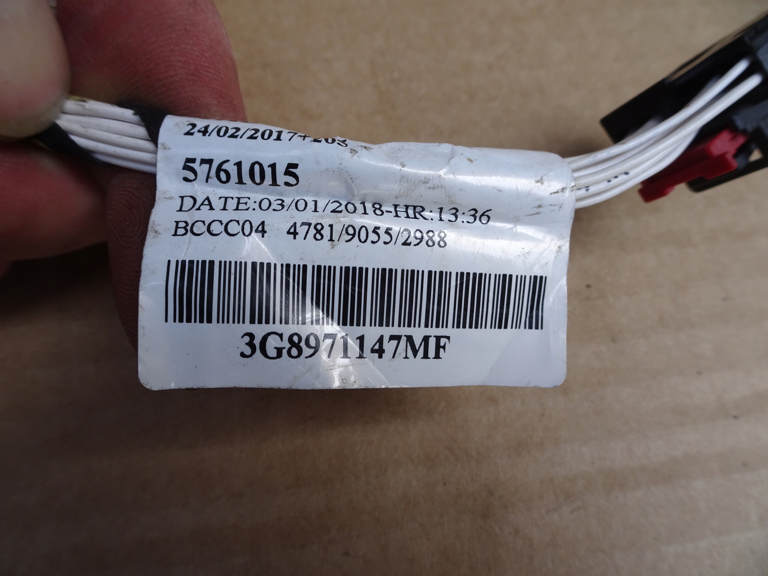 Cableado tapa maletero VW Arteon 3G8971147MF image 7