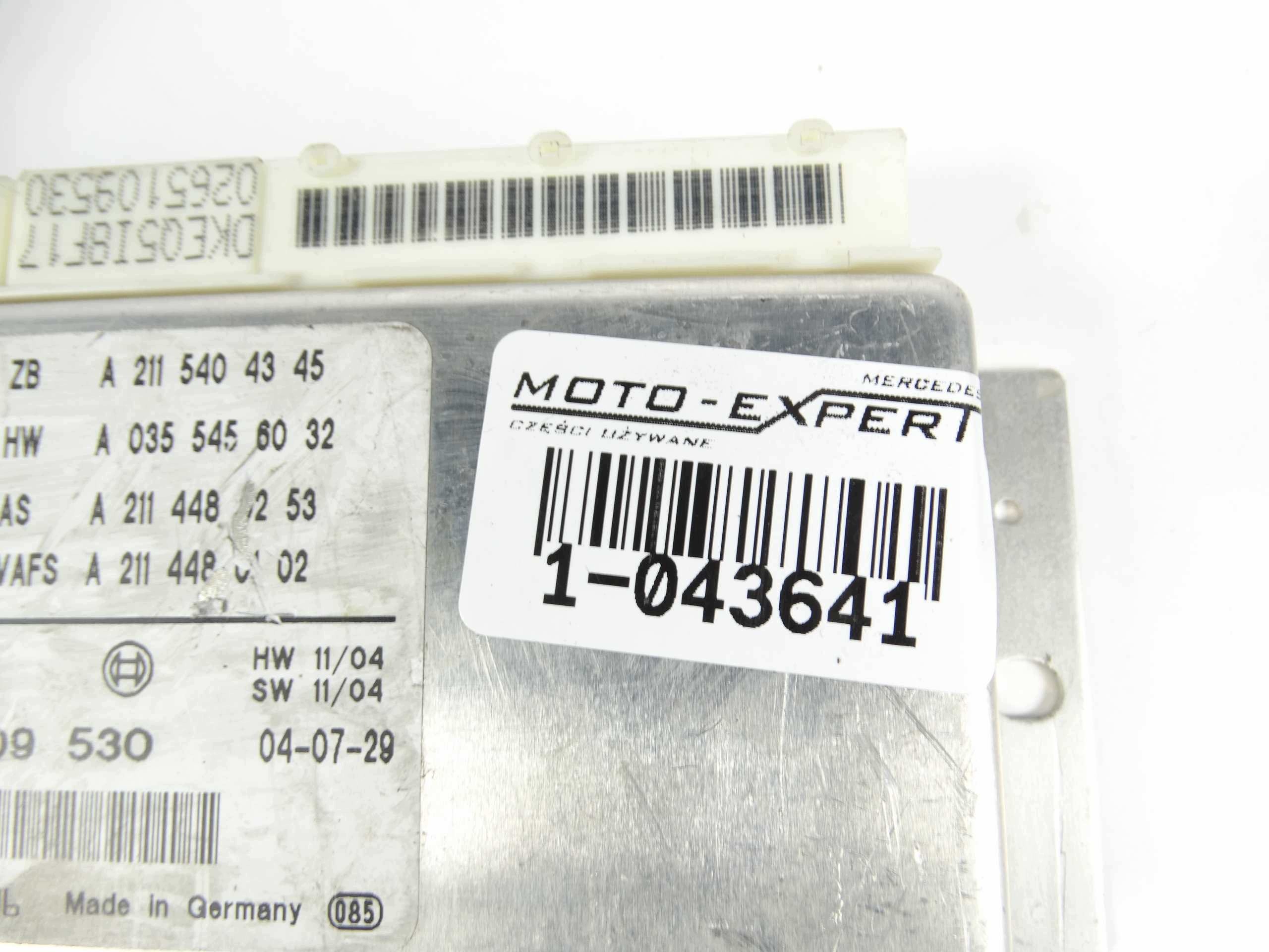 Module ESP Mercedes Classe E W211 A2115404345 image 5