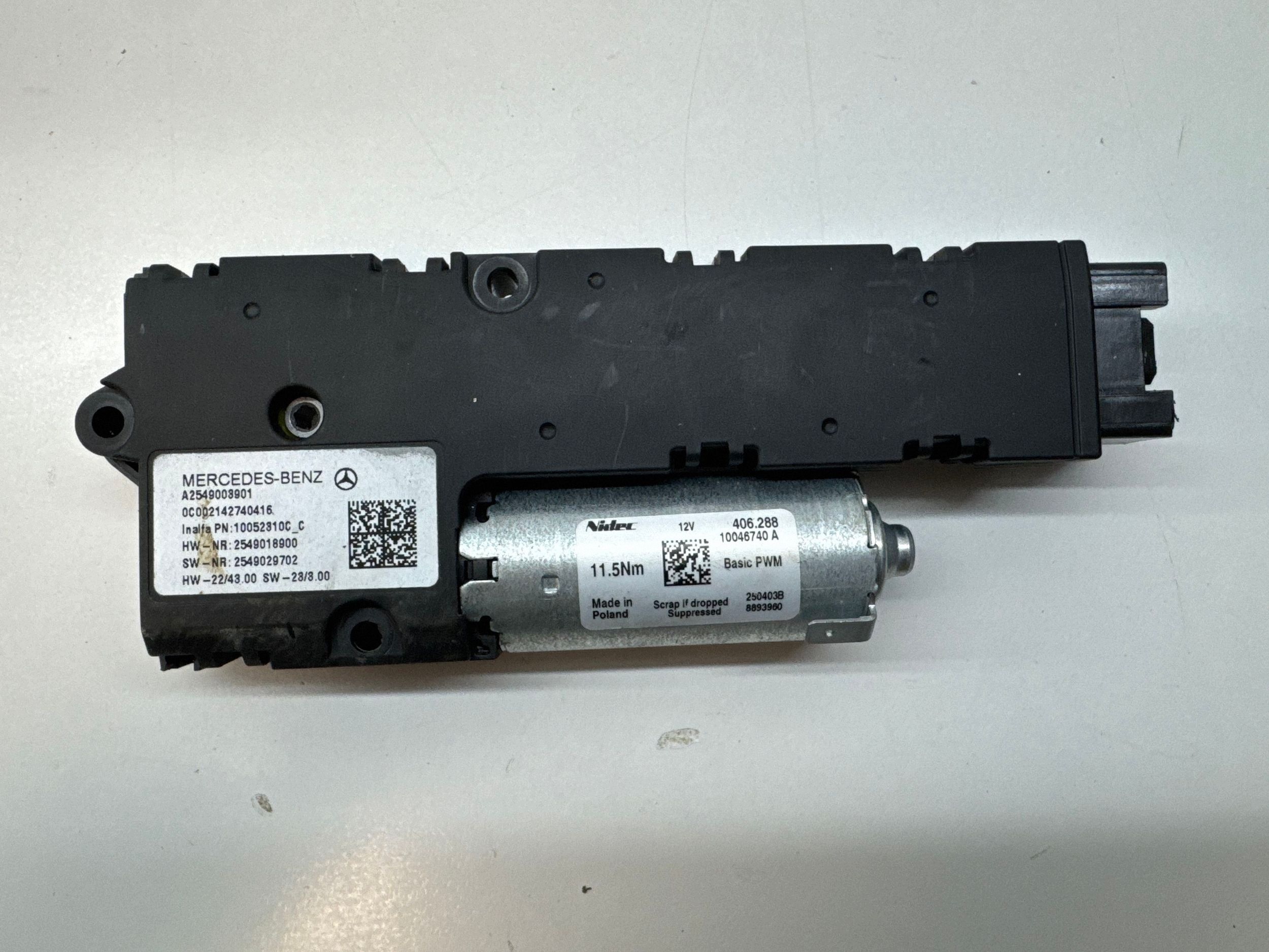 Atuador do Teto Solar A2549003901 Mercedes GLC C254 image 2