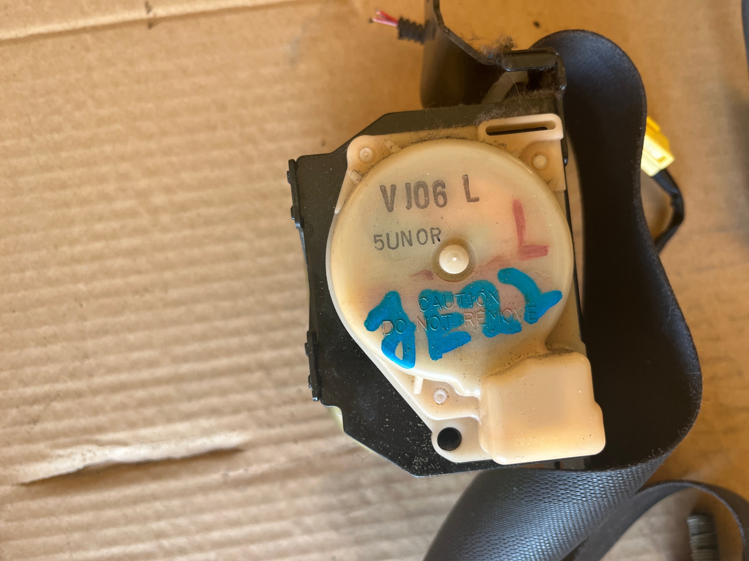 Cintura di sicurezza anteriore sinistra Honda Jazz 2002-2005