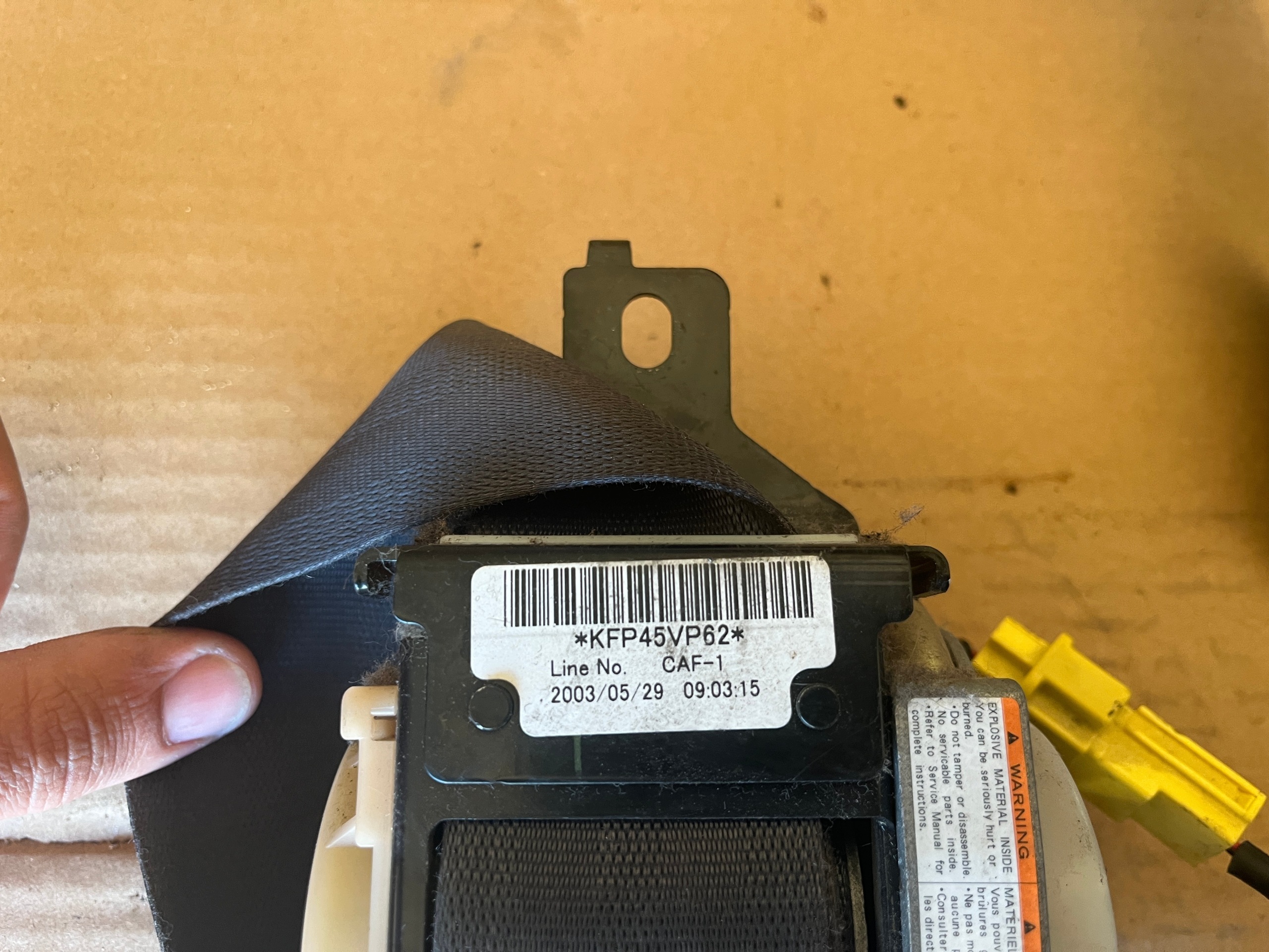 Vasen etuturvavyö Honda Jazz 2002-2005 image 3