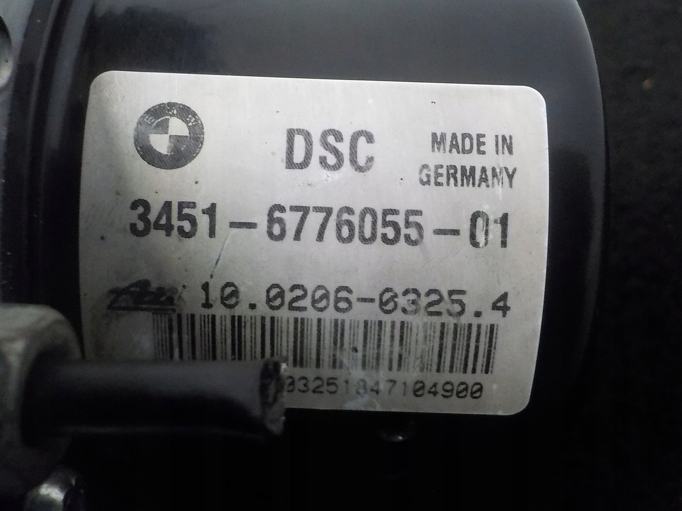 BMW 3 E90 Pompe ABS 6776055 6776056 image 8