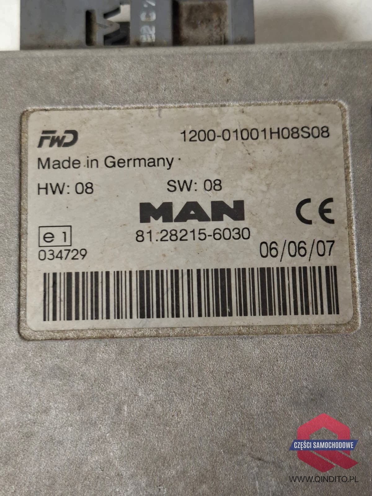 Ohjainmoduuli FWD MAN 81282156030 image 4