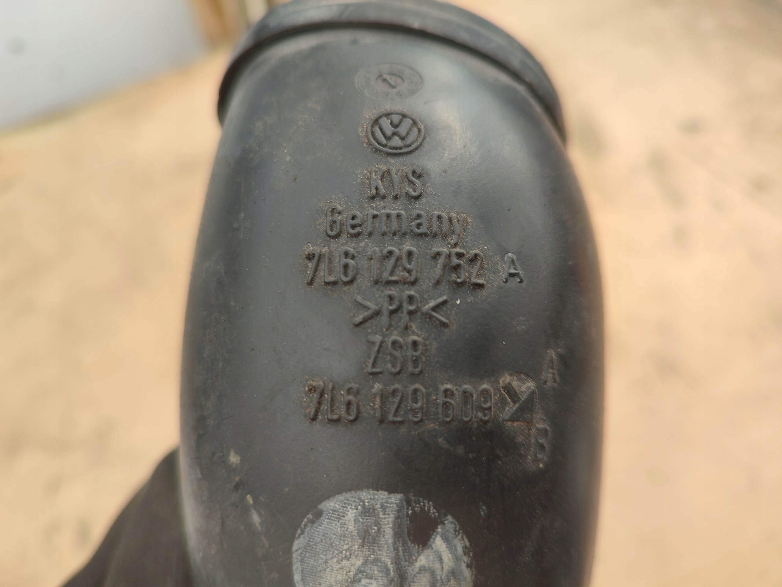 Luftschlauch VW Touareg 2.5 TDI 7L6129752A image 7