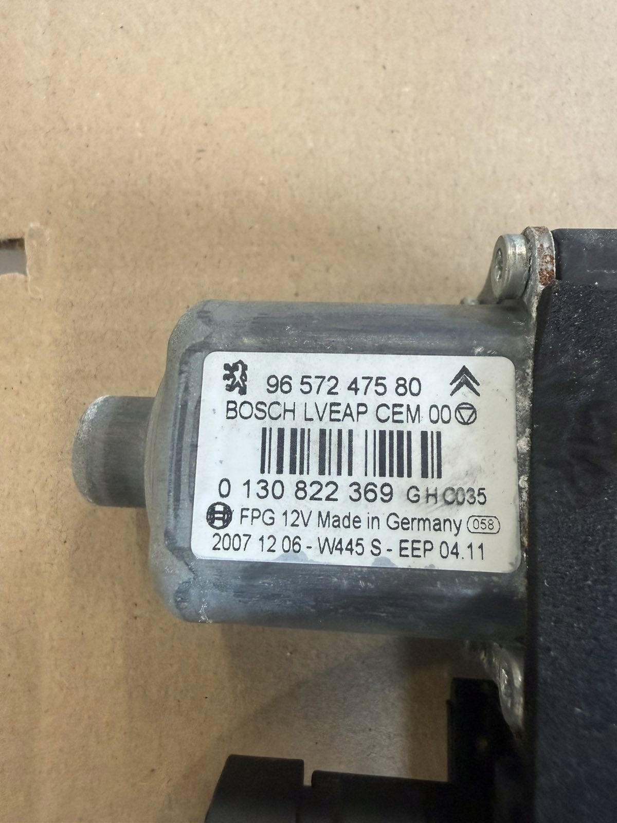 Fensterheber rechts vorne Peugeot 308 SW 1.6 HDi 9657247580