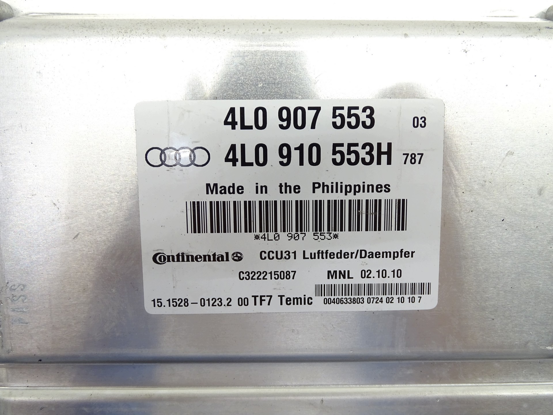 Module suspension Audi Q7 4L 4L0907553H image 3