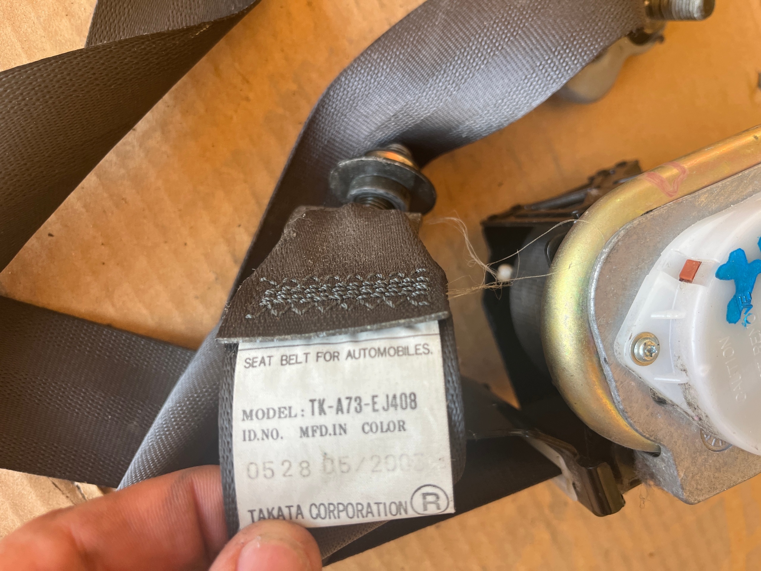 Cintura sicurezza anteriore destra Honda Jazz 2002-2005