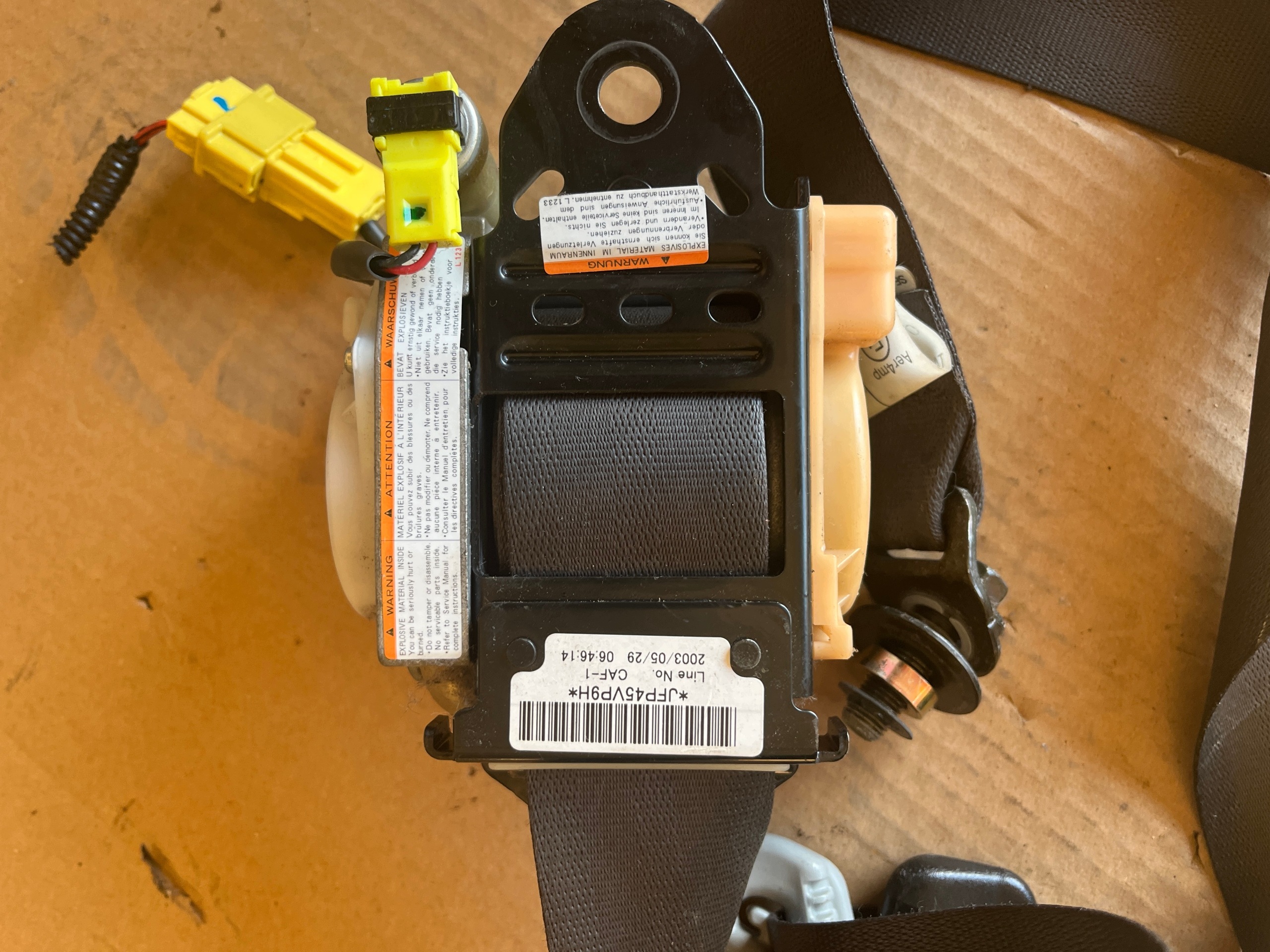 Höger främre bälte Honda Jazz 2002-2005 image 4