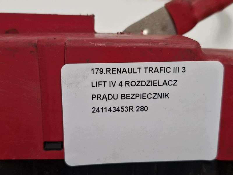 Renault Trafic III/IV Verteilerstrom Beifahrer 241143453R image 3