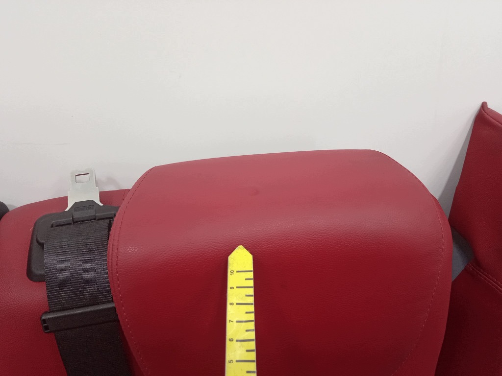 Alfa Romeo Stelvio Heckbank Rücksitzbank Halbleder OEM A-803506-01 image 3