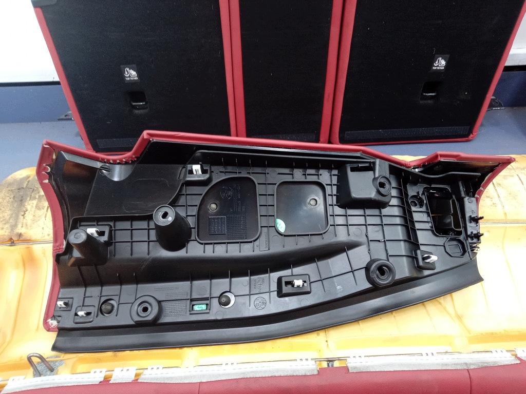 Alfa Romeo Stelvio Heckbank Rücksitzbank Halbleder OEM A-803506-01 image 8