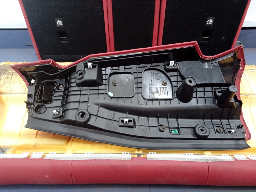 Alfa Romeo Stelvio Heckbank Rücksitzbank Halbleder OEM A-803506-01 image 9