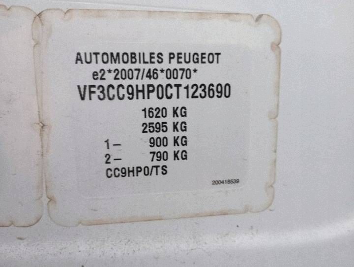 Peugeot 9682647680 ilmanohjainputki image 9