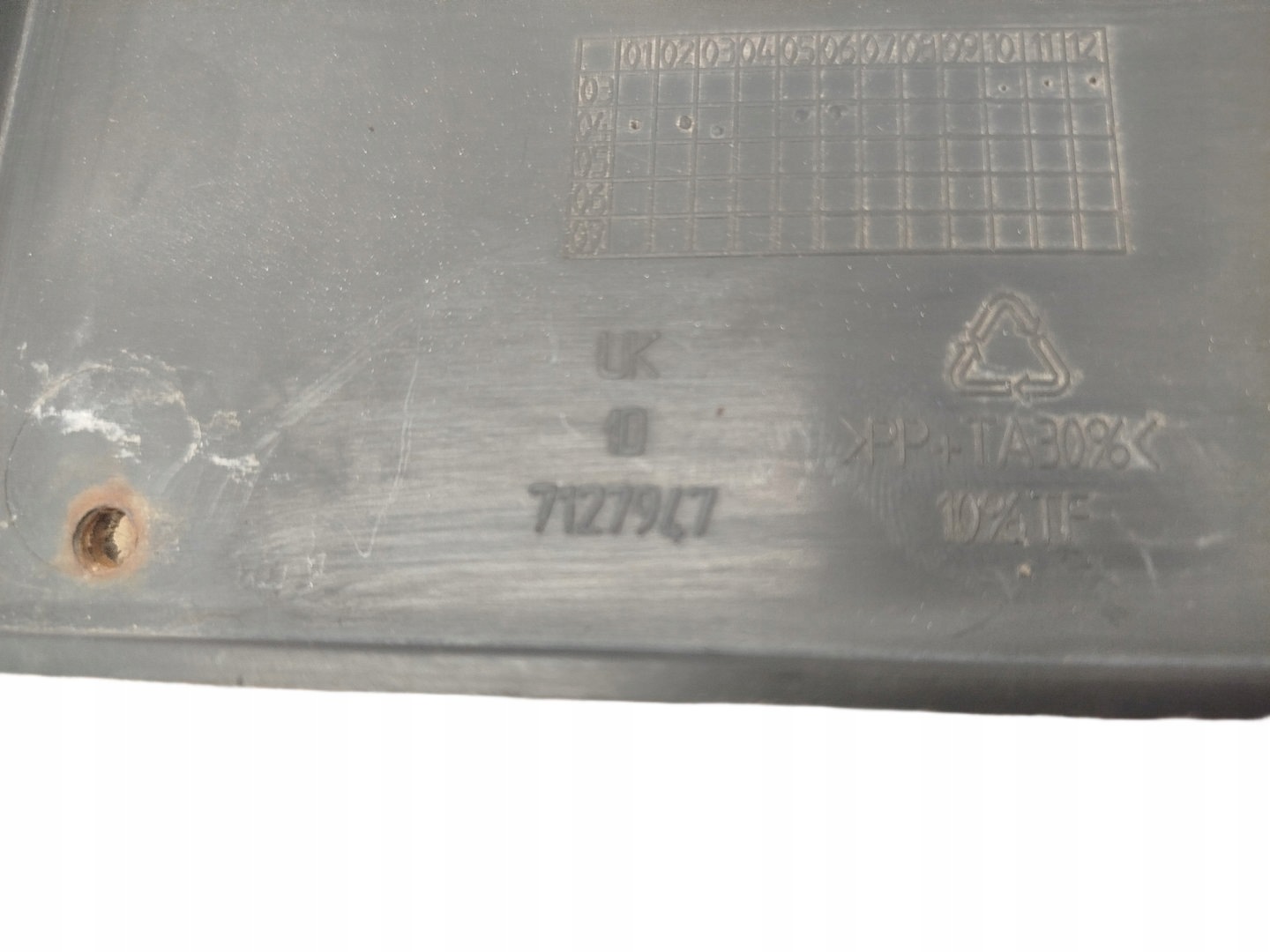 Frontstoßstangen-Ablage MINI R50 R52 R53 OEM 7127947 image 3