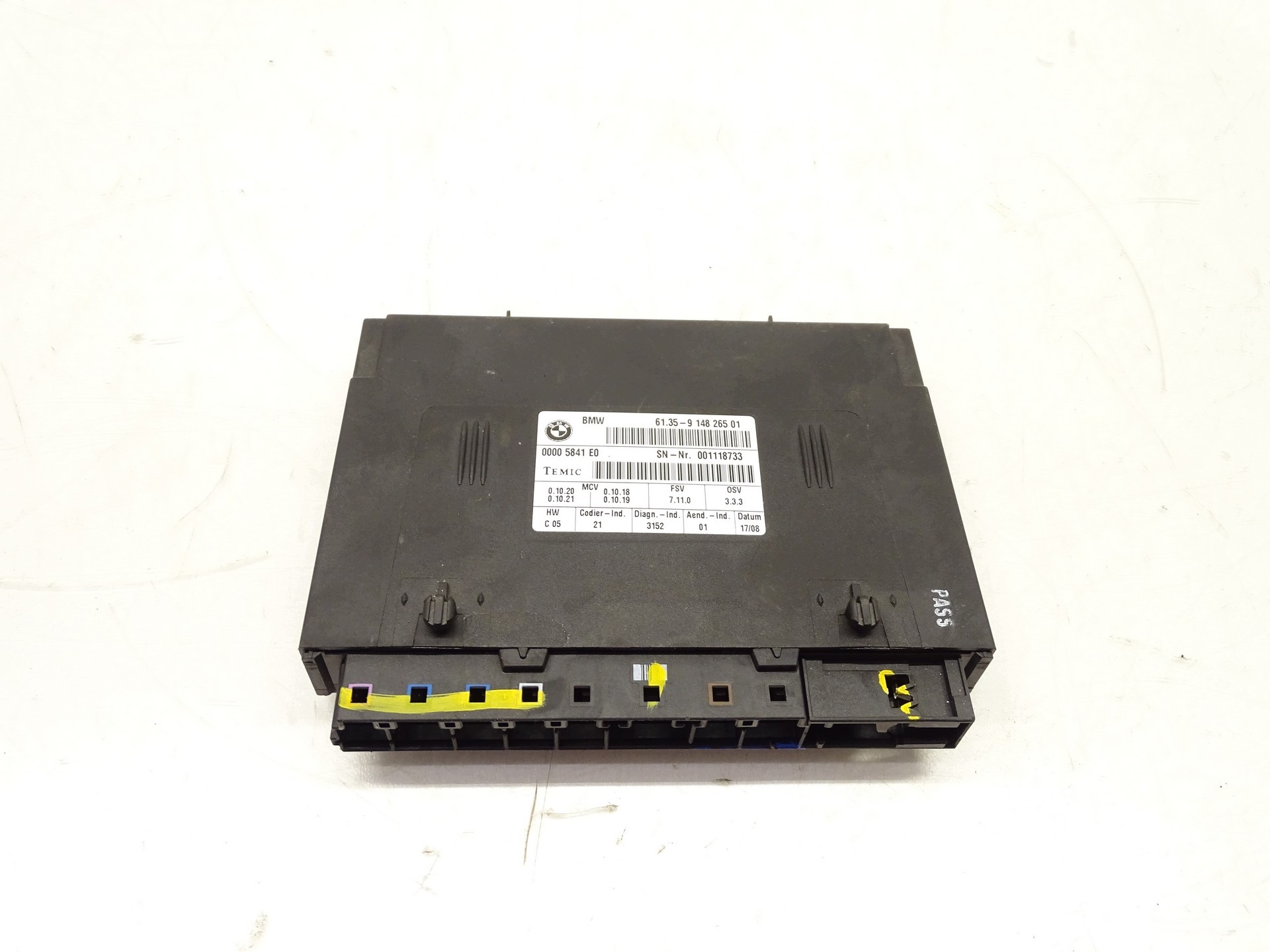 Module siège BMW E70 E87 E90 E91 E92 9148265 image 2
