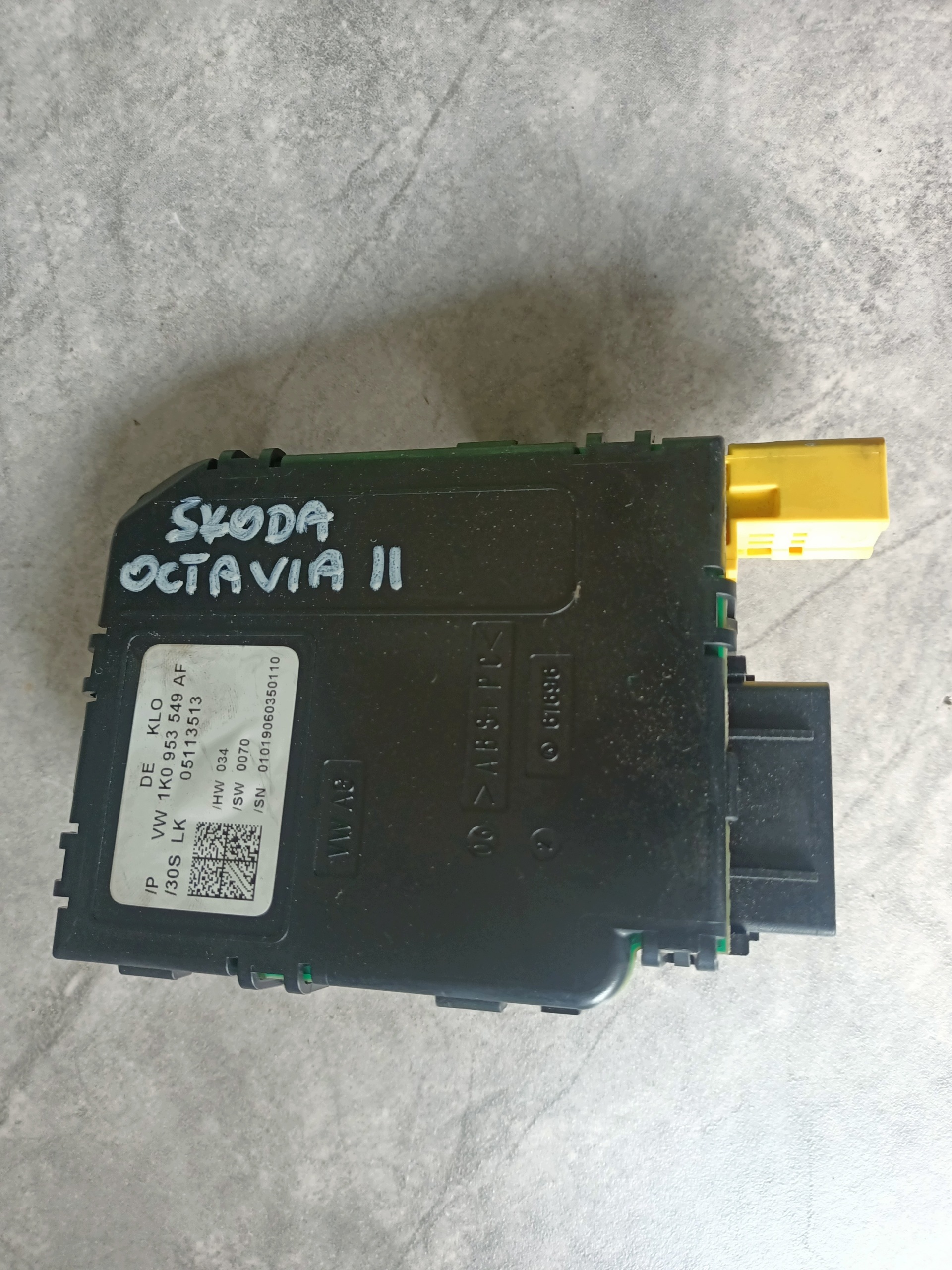 Sensor Ángulo Giro Skoda Octavia II 1K0953549AF image 2
