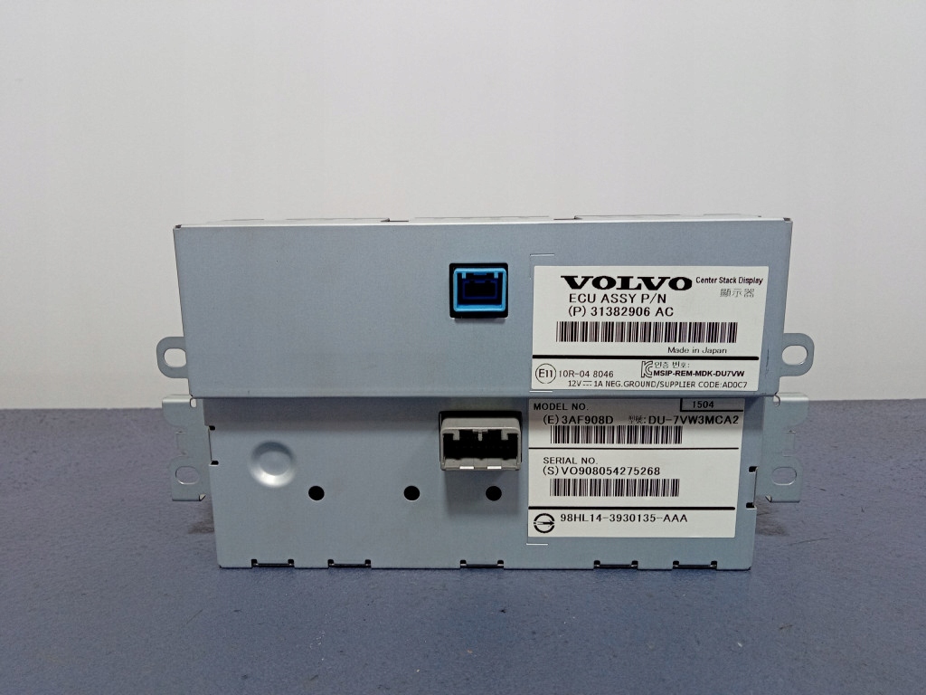 VOLVO V40 II LCD RADIA NAVI 31382906AC