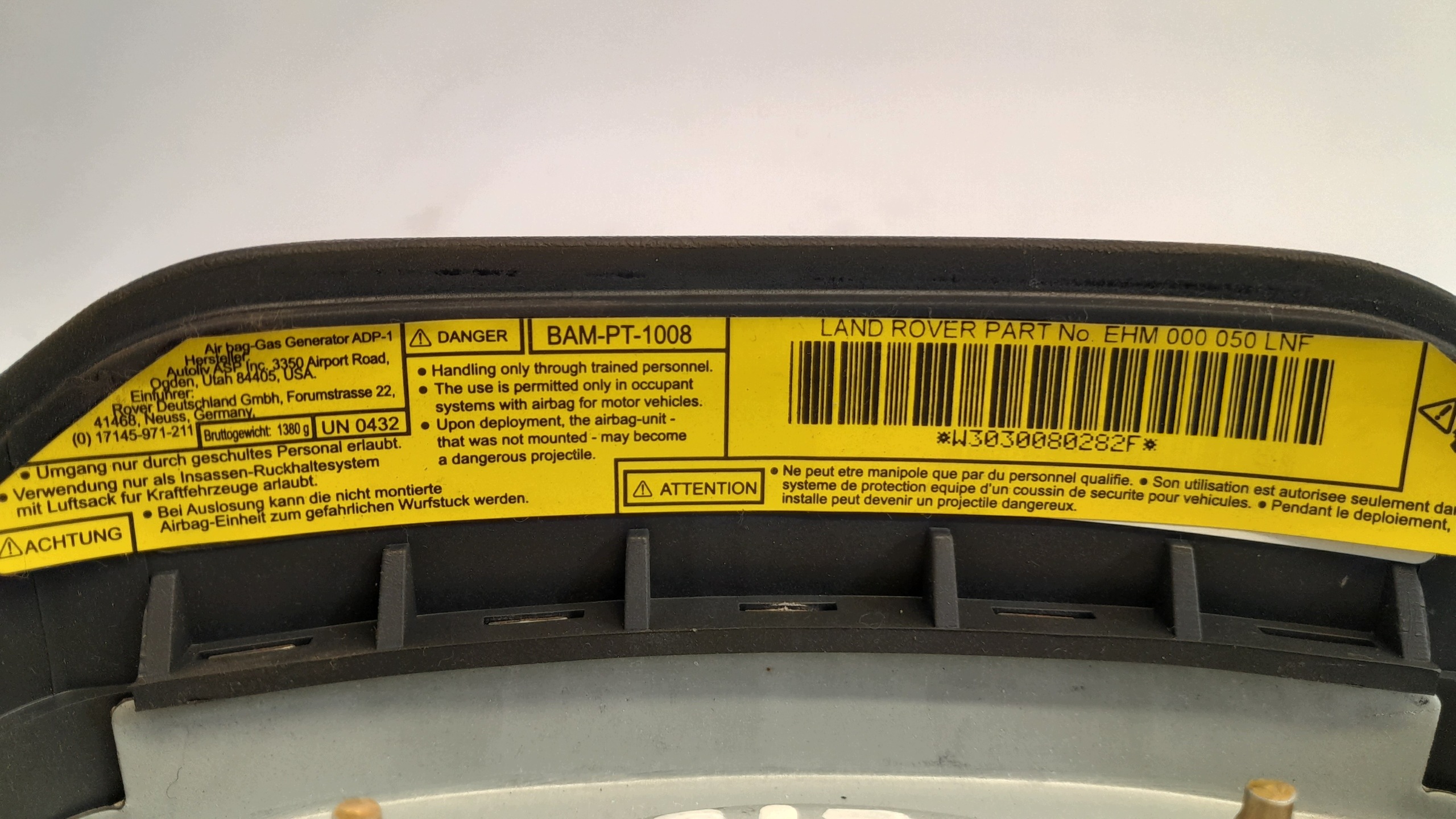Airbag conducteur Freelander I (occasion) image 3