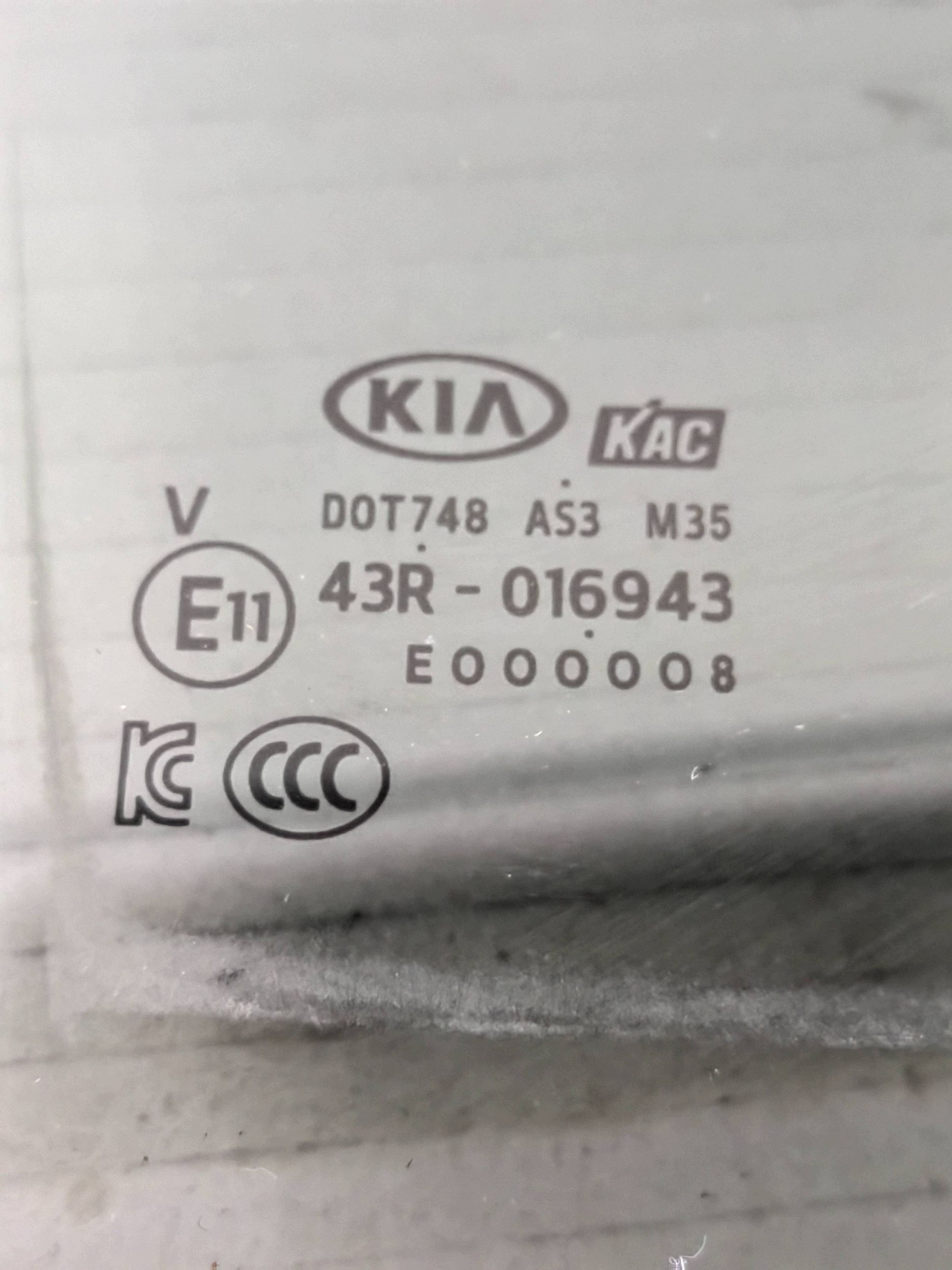 Vidro da Porta Traseira KIA Rio Direito KNO1813