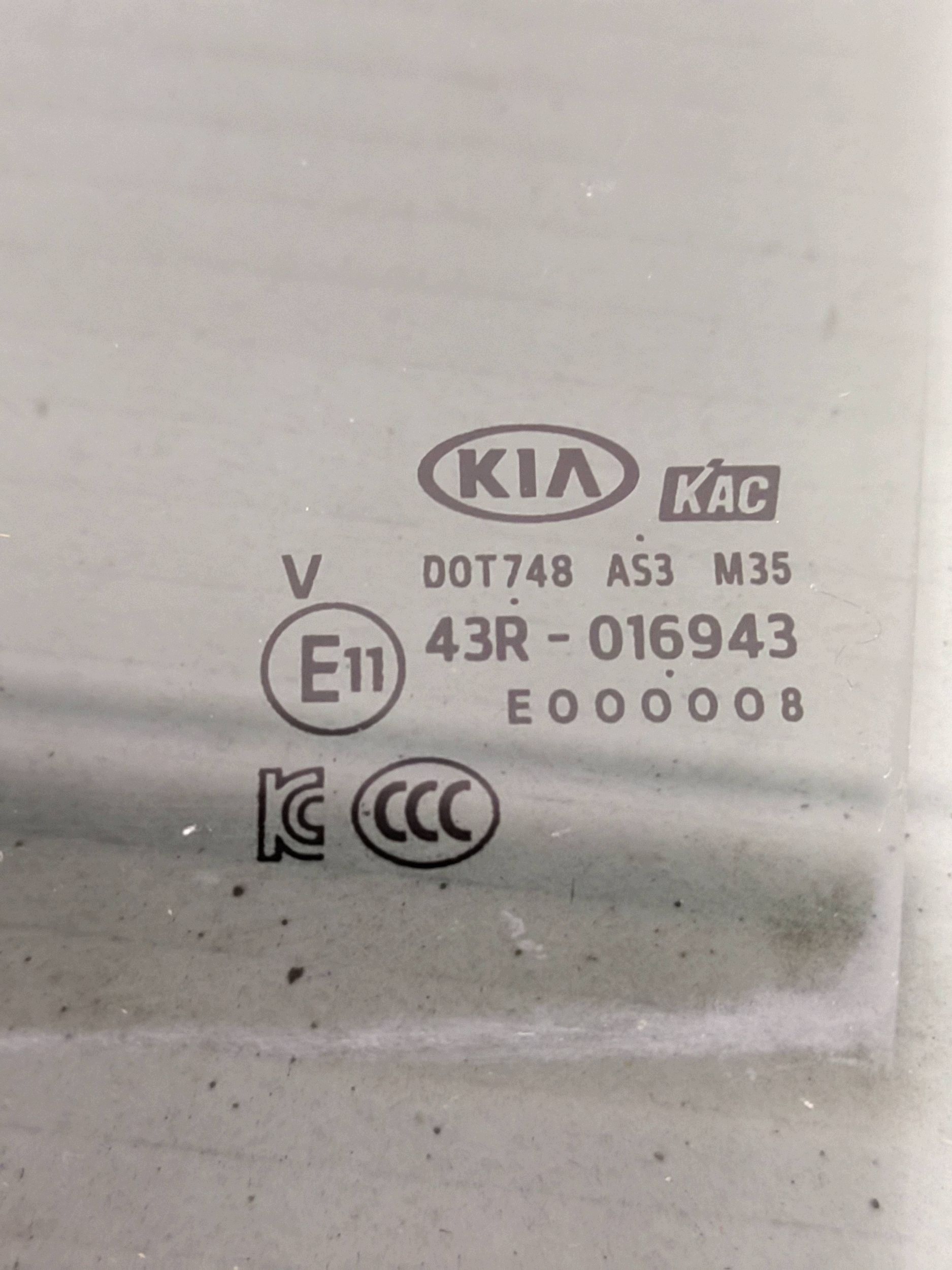 Vidro da Porta Traseira Esquerda KIA Rio KNO1812
