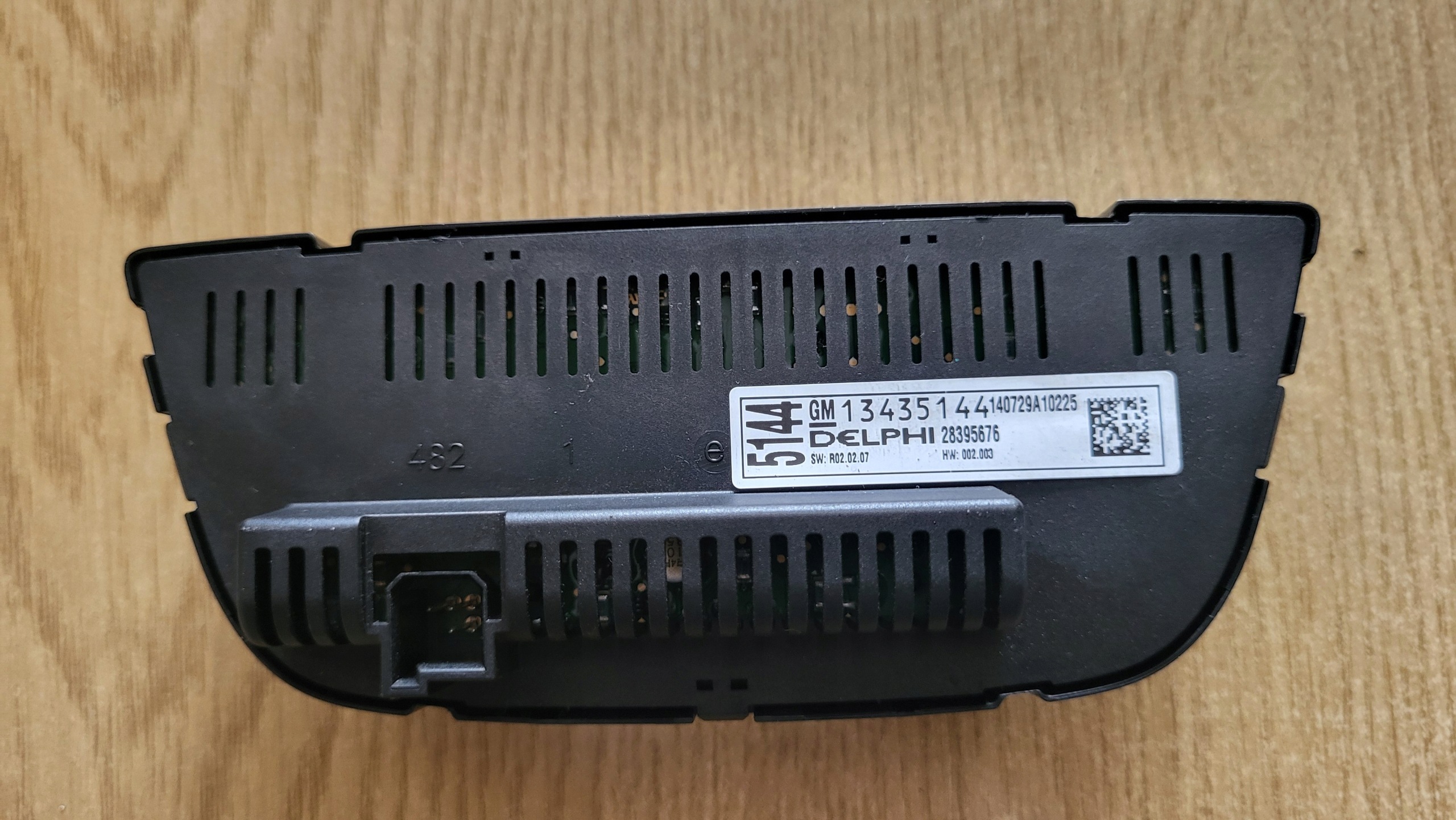 Panneau de commande de chauffage Opel Astra J 13435144 image 3