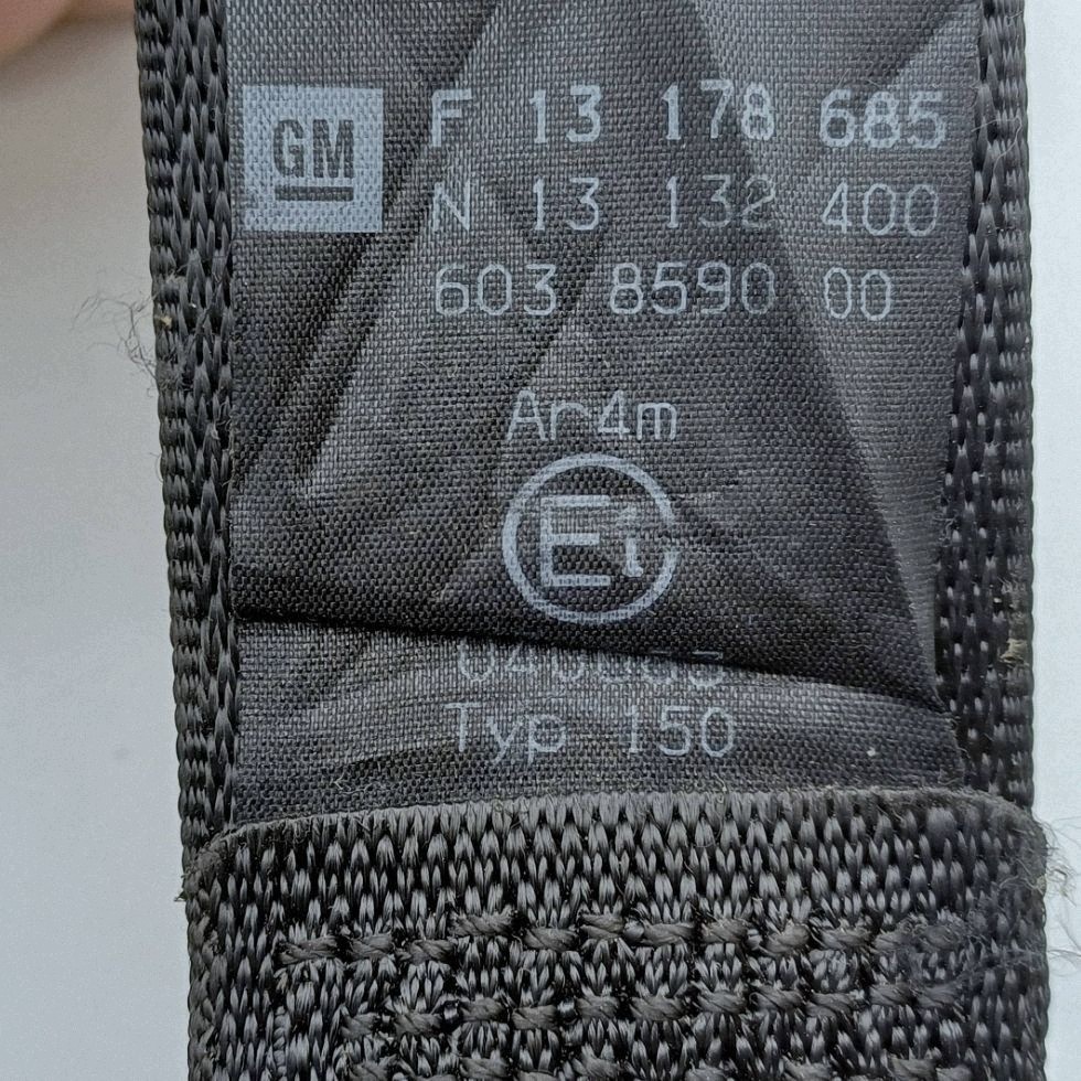 Ceinture de sécurité arrière droite Opel Zafira B (2e rangée) image 3