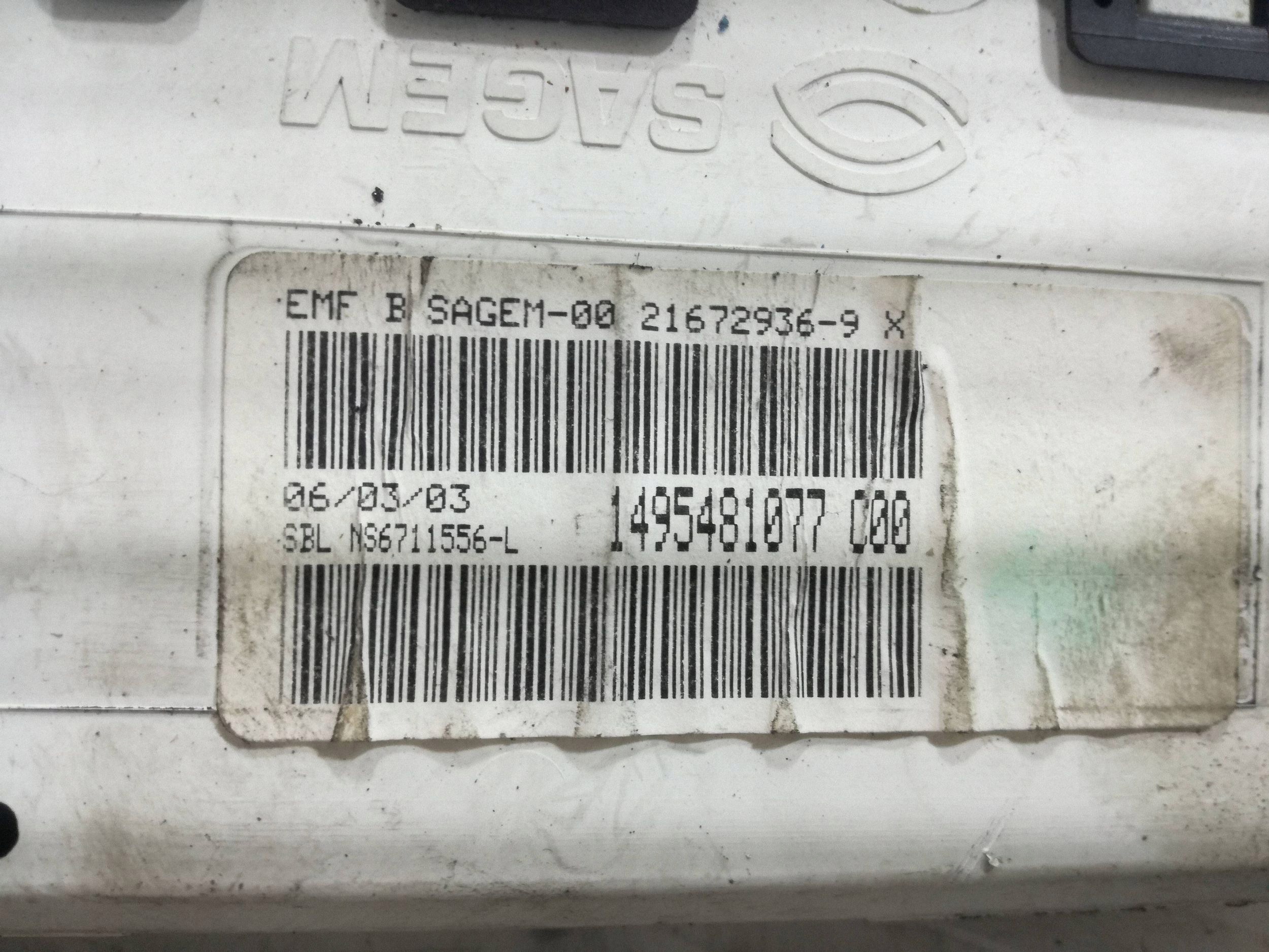 Näyttöpaneeli Peugeot 307 216543011 image 3