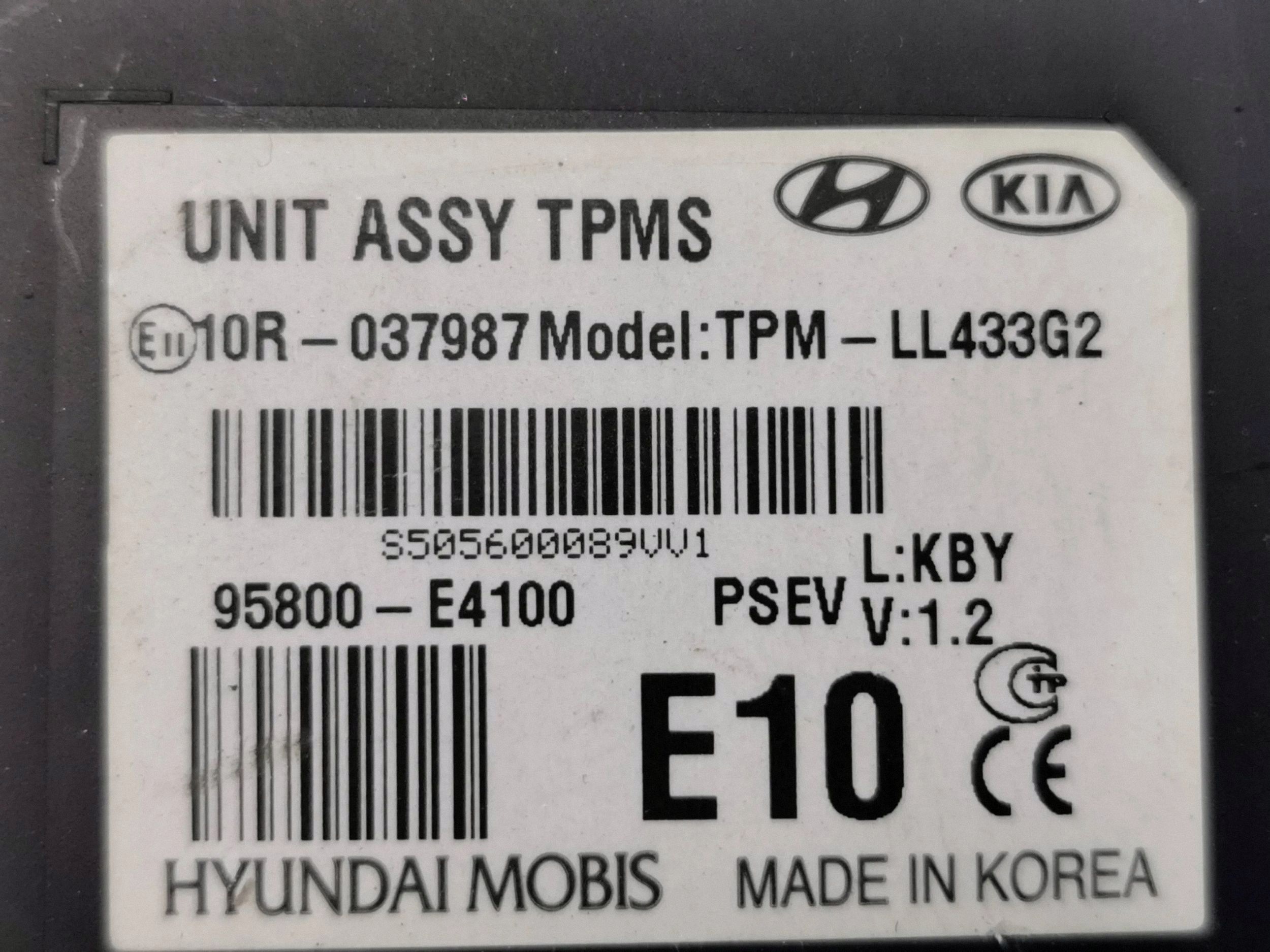 Módulo de Suspensão Kia Soul 2015 OEM 95800E4100 image 4