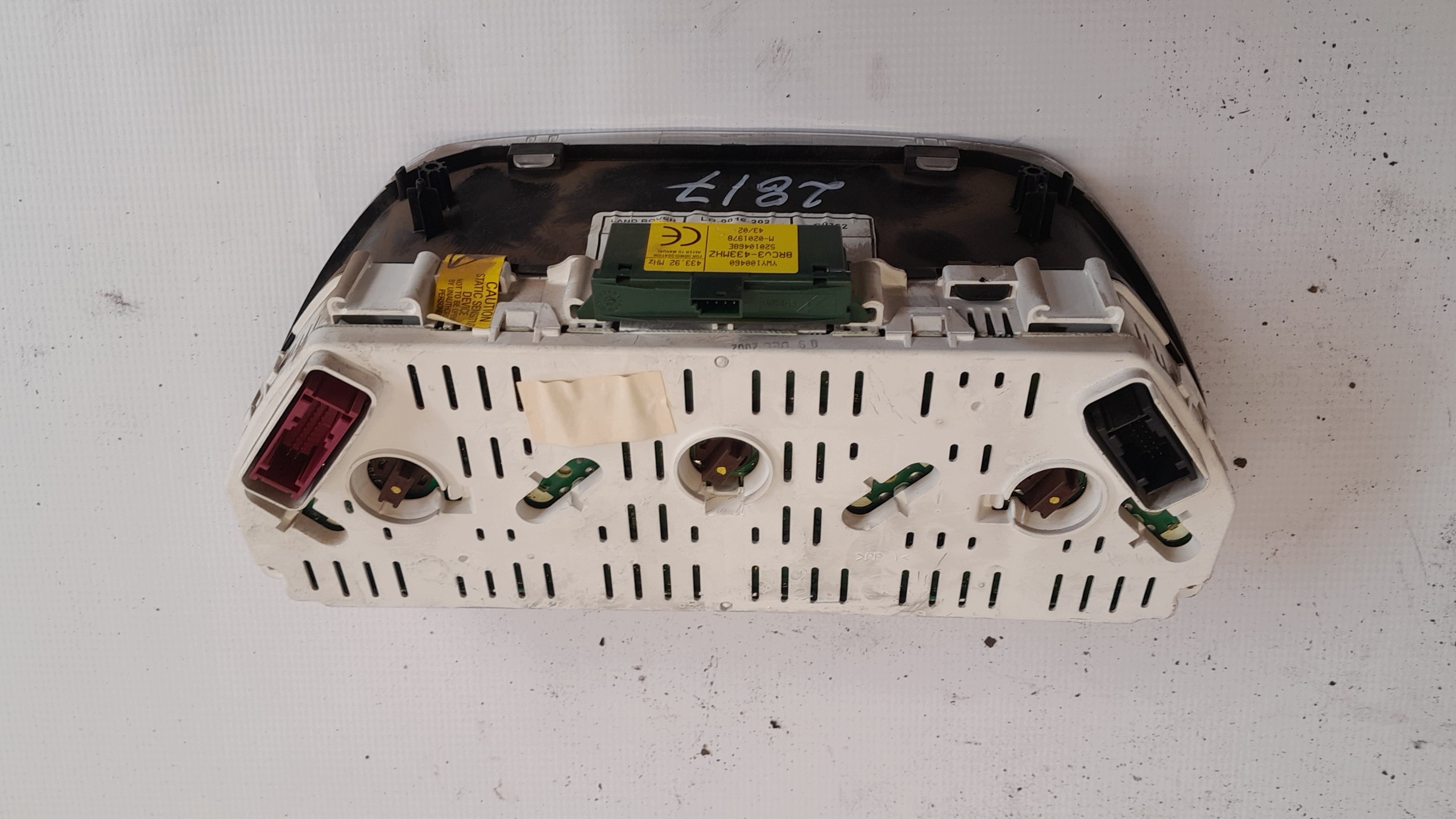 LAND ROVER FREELANDER AND 1.8 16V LYSTEM ZEGAR LR0016202