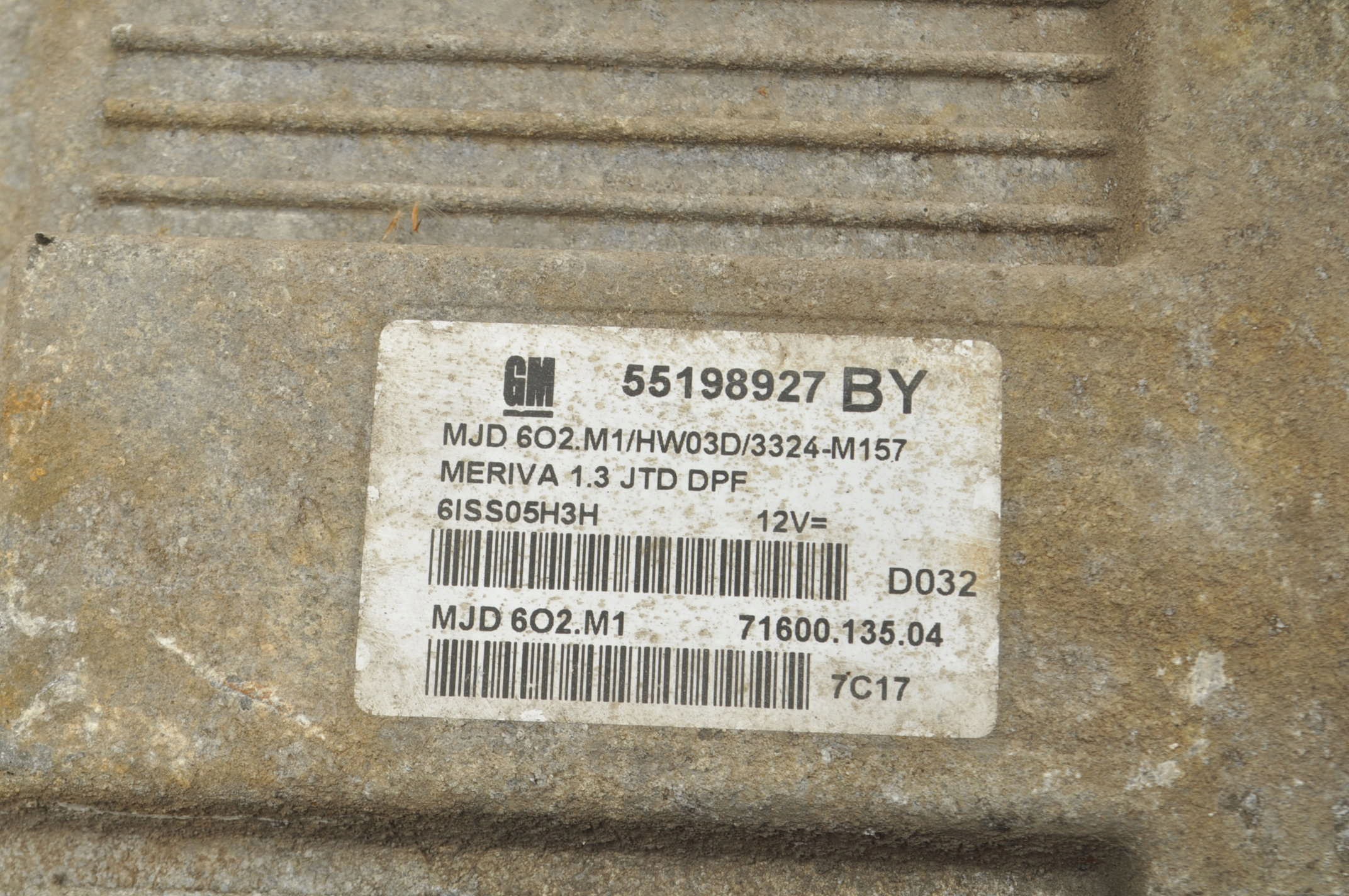 Computadora MERIVA A 1.3 CDTI 55198927 image 4