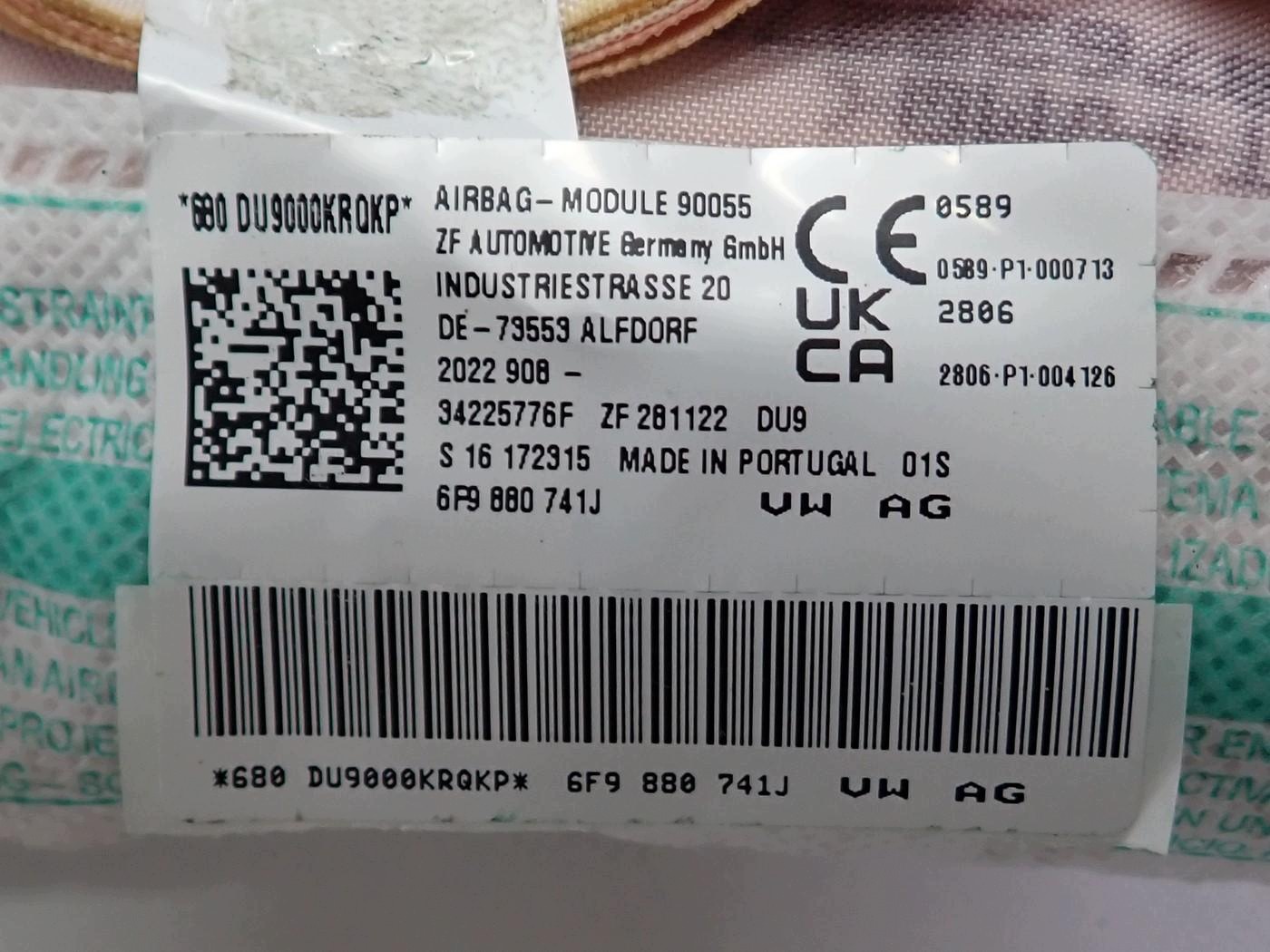 Seitenairbag links Original SEAT Arona 6F9880741J image 3