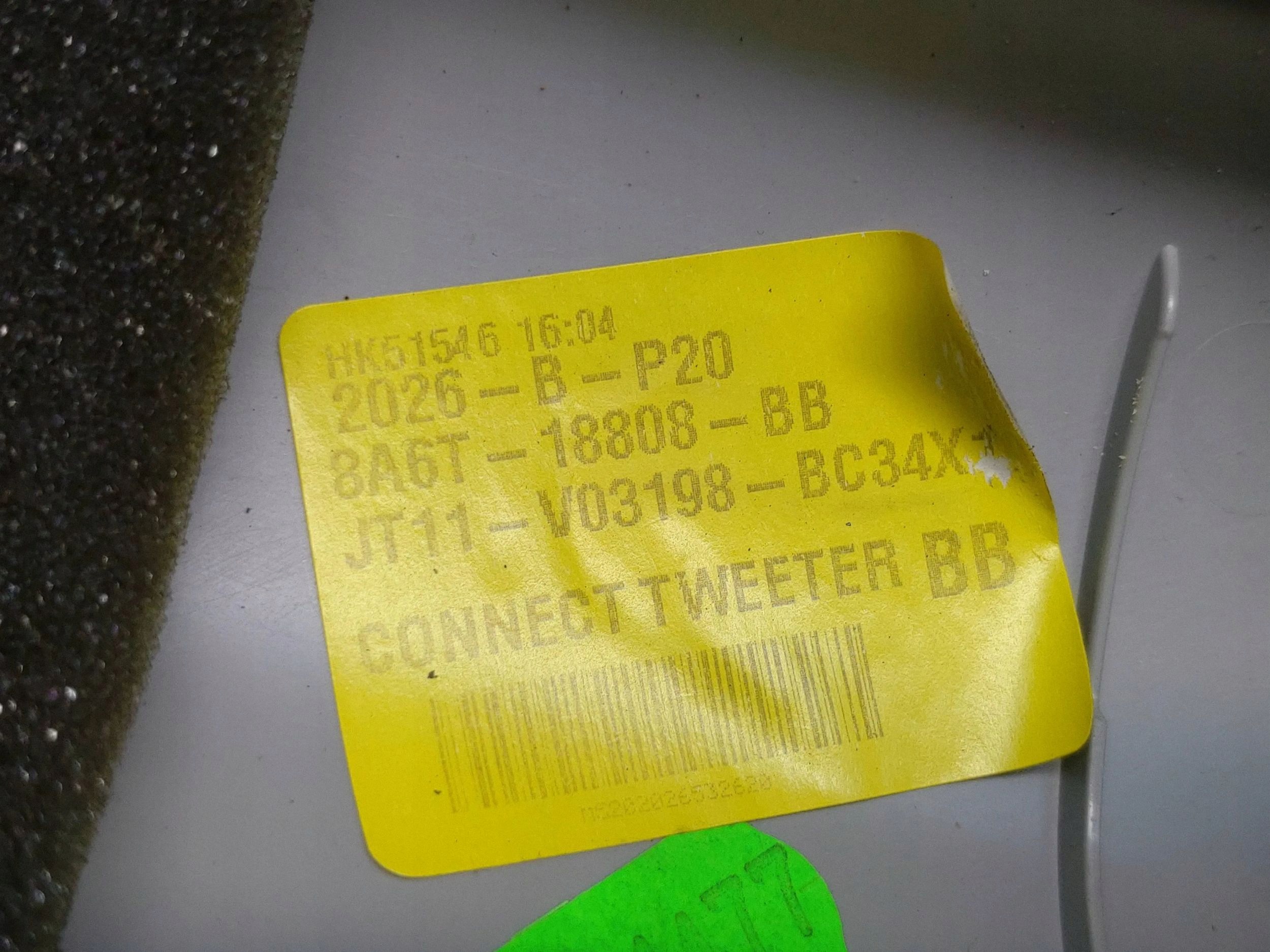 Cache montant A Ford Transit Connect 2017 Ft11v03198acw image 6