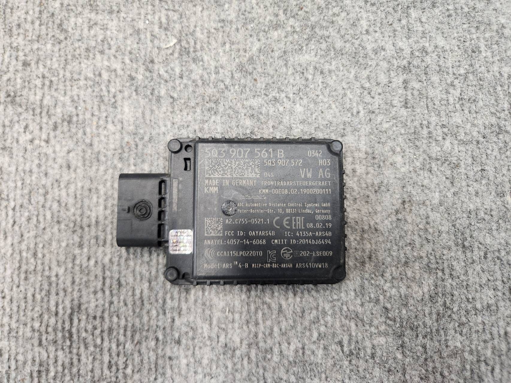 Sensor Radar ACC Distronic Audi A1 II 5Q3907561BSCZ image 2